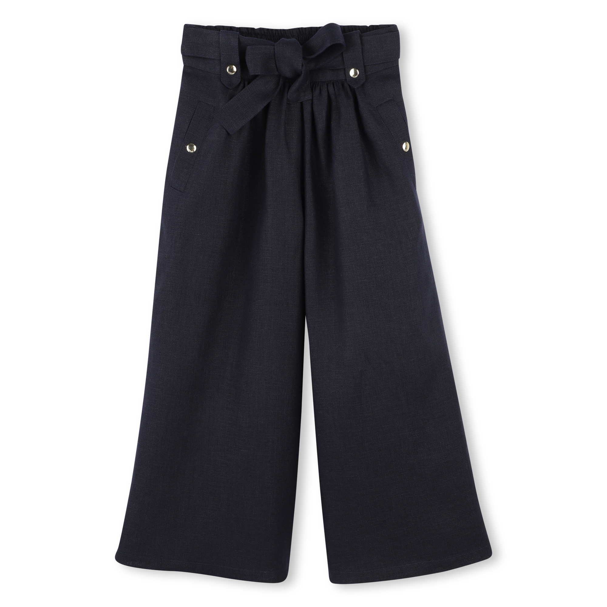 Belted linen trousers CHLOE for GIRL