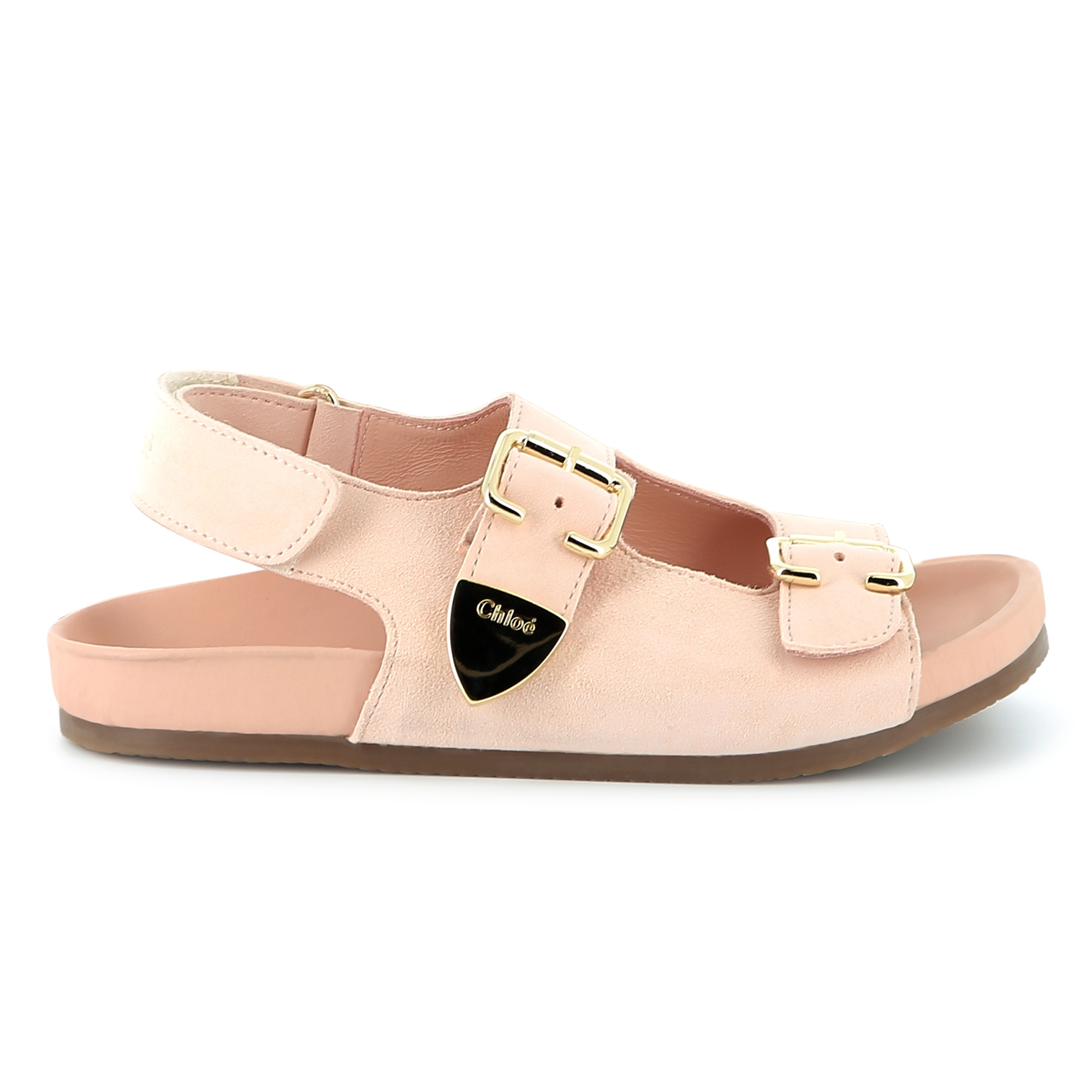 Buckled leather sandals CHLOE for GIRL