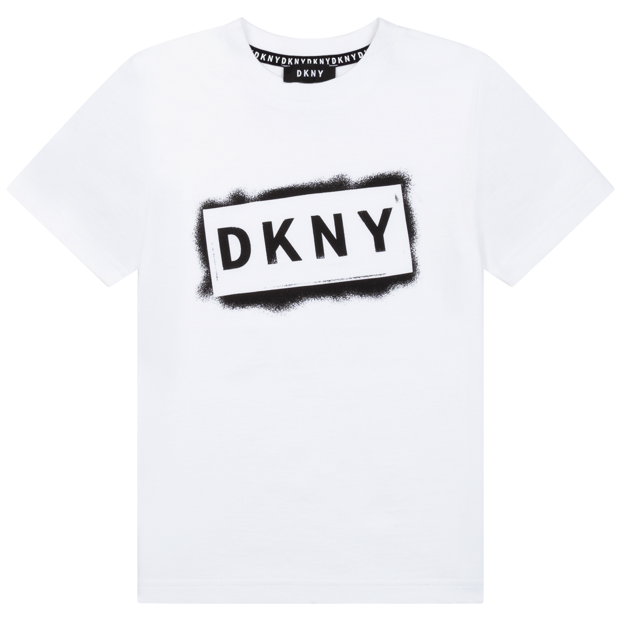 T-shirt van bio katoenjersey DKNY Voor