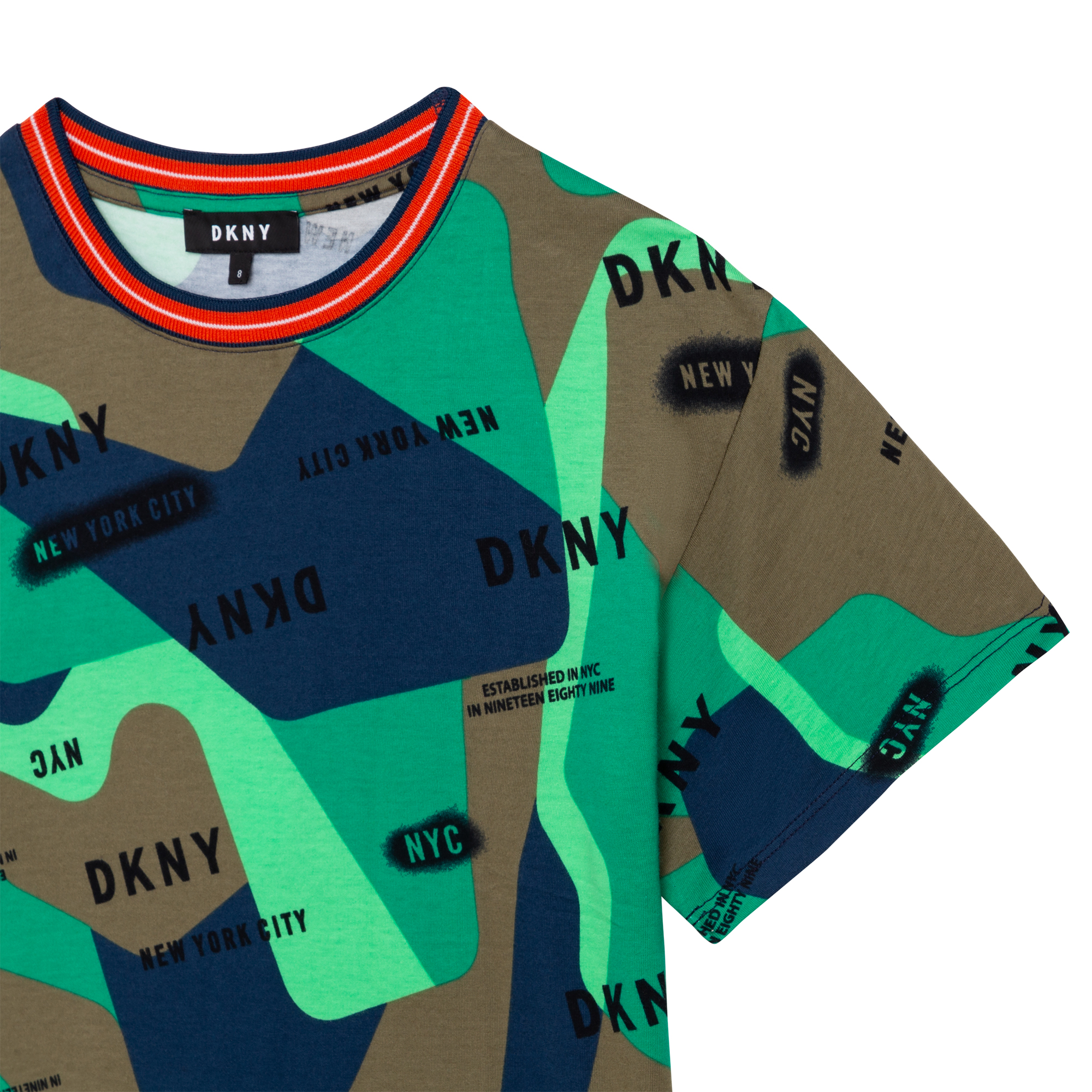 T-shirt ample imprimé DKNY pour GARCON