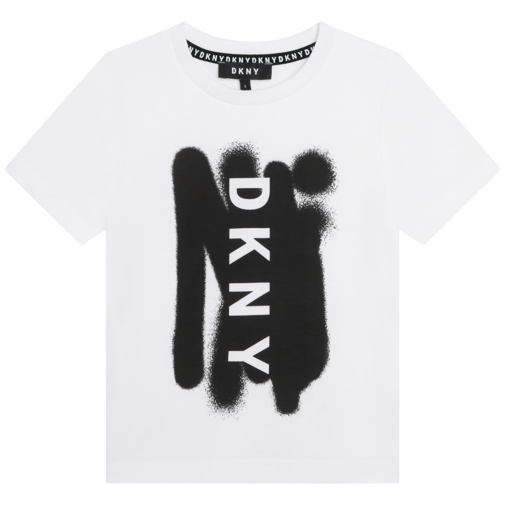 Kurzarm-T-Shirt aus Baumwolle DKNY Für JUNGE