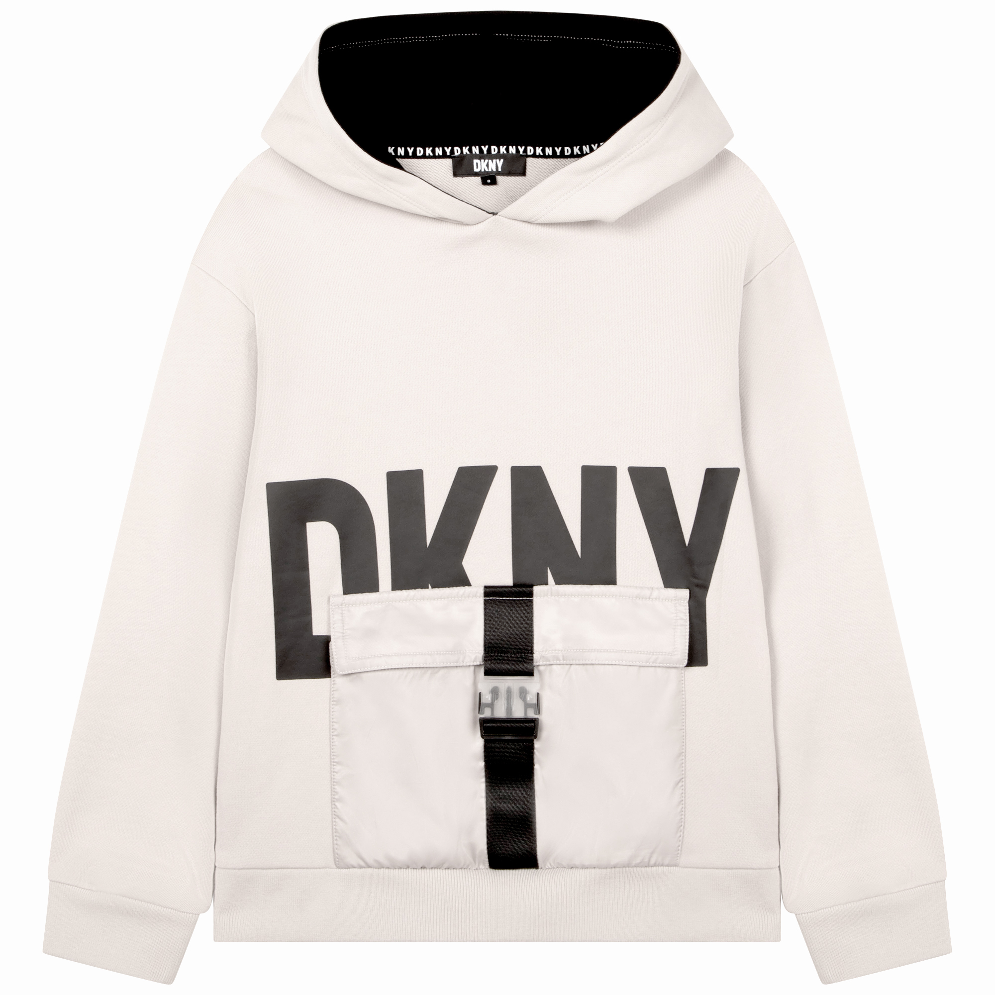 Fleece sweater met capuchon DKNY Voor