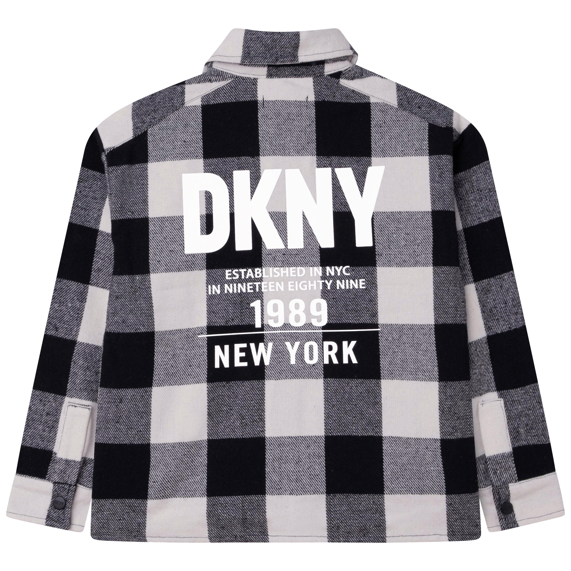 Sobrecamisa de cuadros DKNY para NIÑO