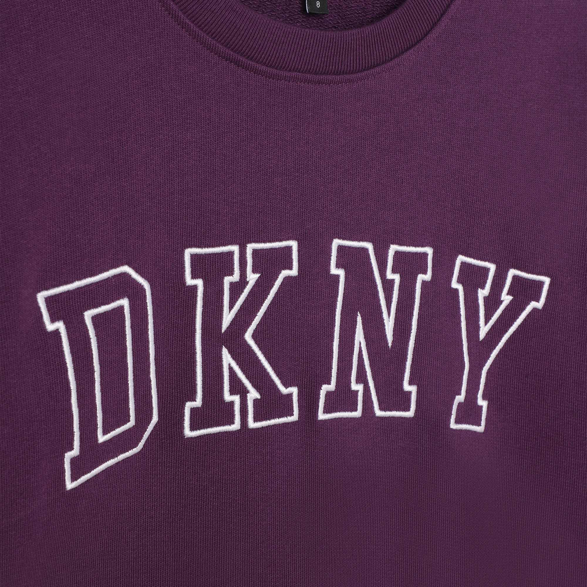 Katoenen sweatshirt met logo DKNY Voor
