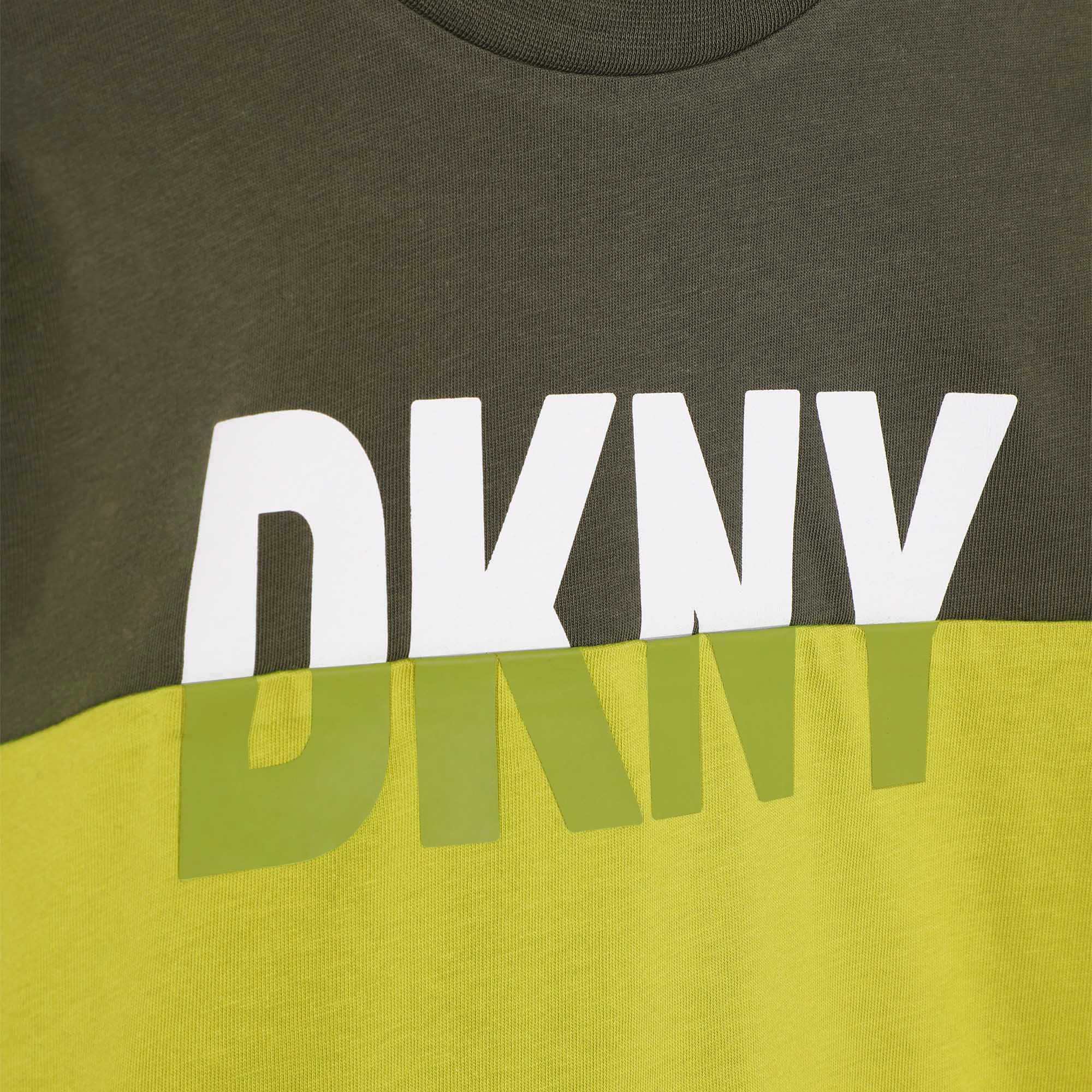 T-shirt à découpe et logo DKNY pour GARCON