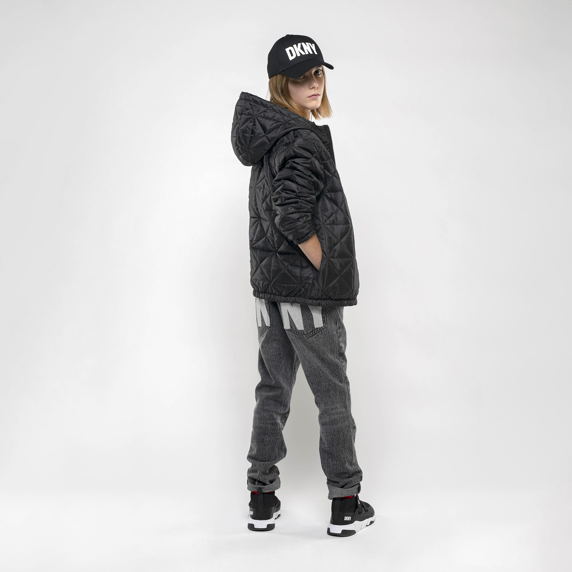 2-in-1 water-repellent parka DKNY for BOY