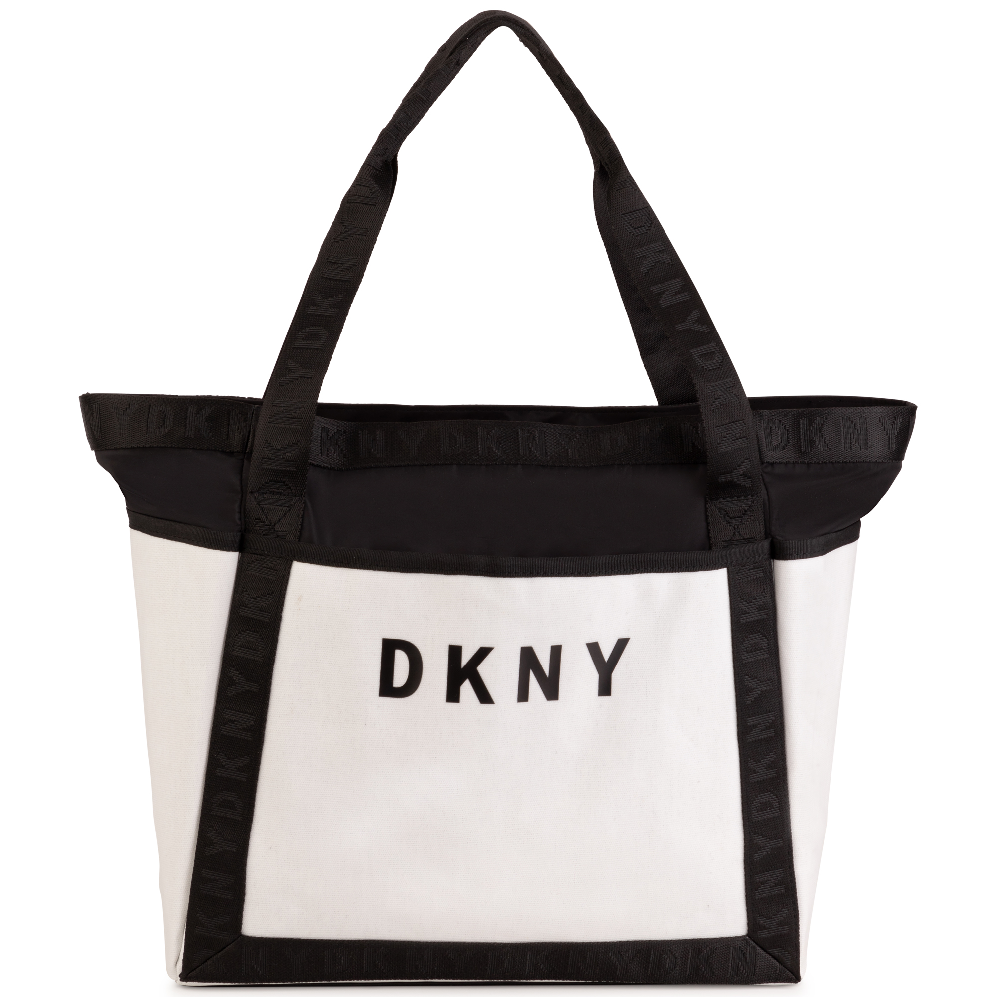 Dual-material tote bag DKNY for GIRL