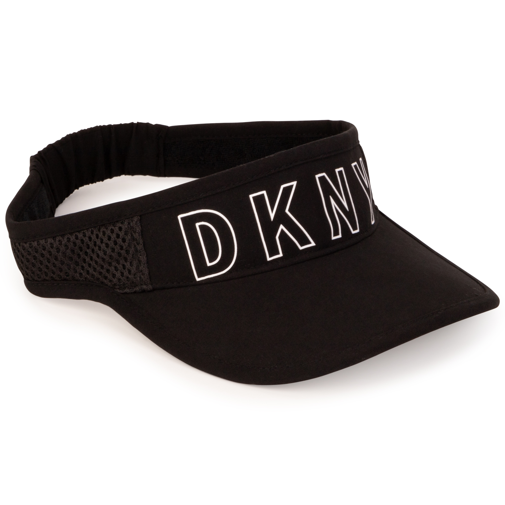 Dual-material elasticated visor DKNY for GIRL