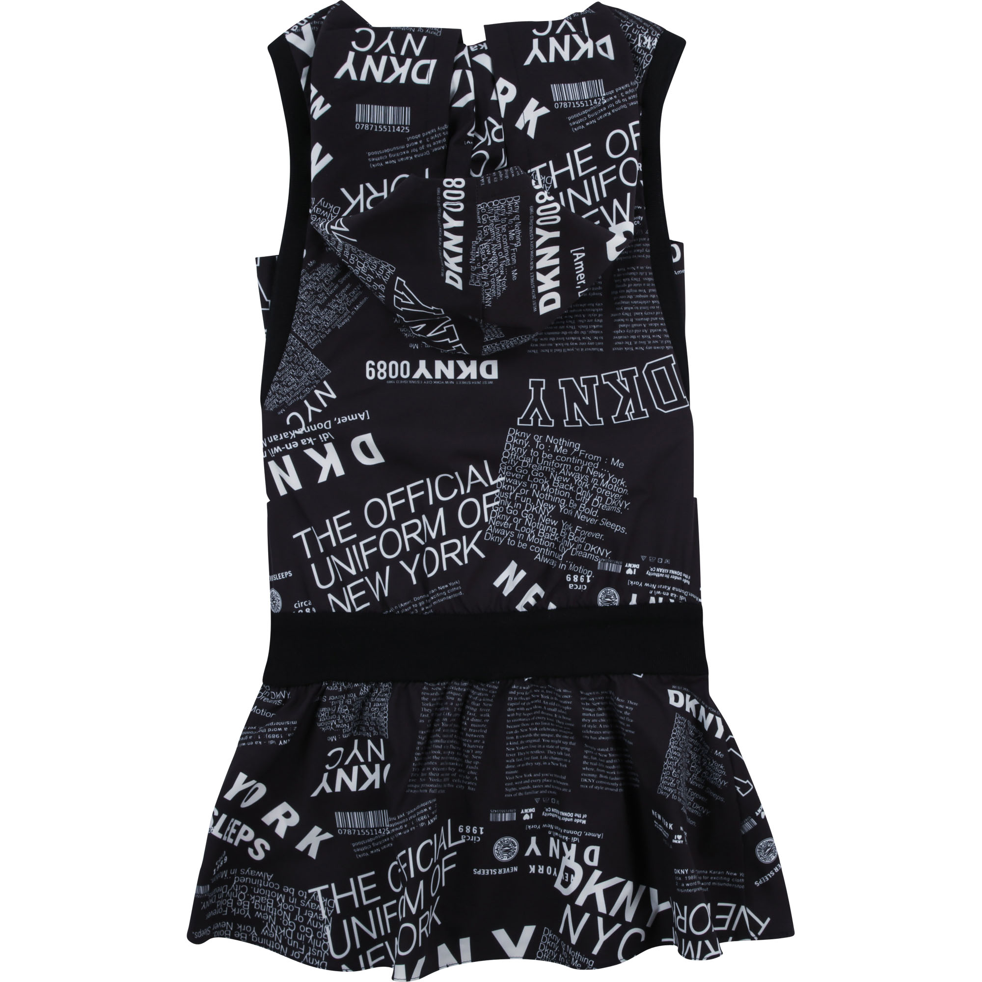 Robe imprimée à capuche DKNY pour FILLE