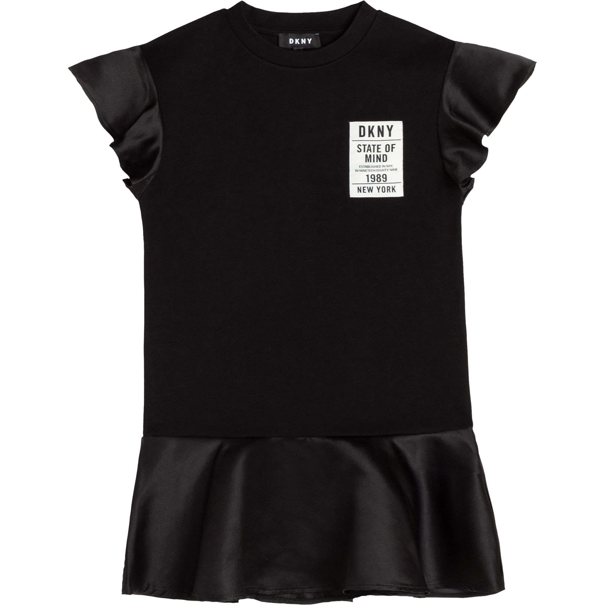 Novelty dress with sleeves DKNY for GIRL