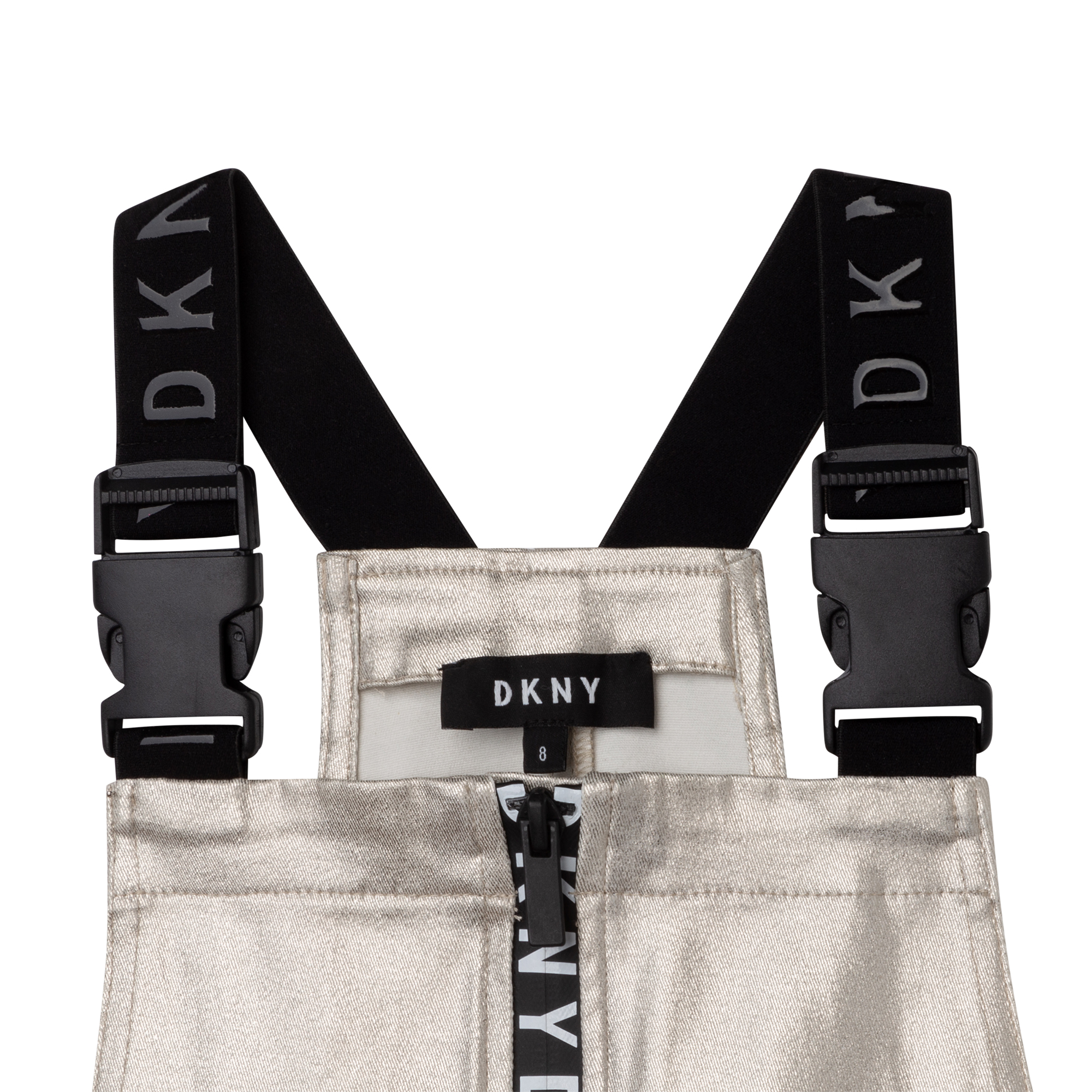 Vestito salopette in twill DKNY Per BAMBINA