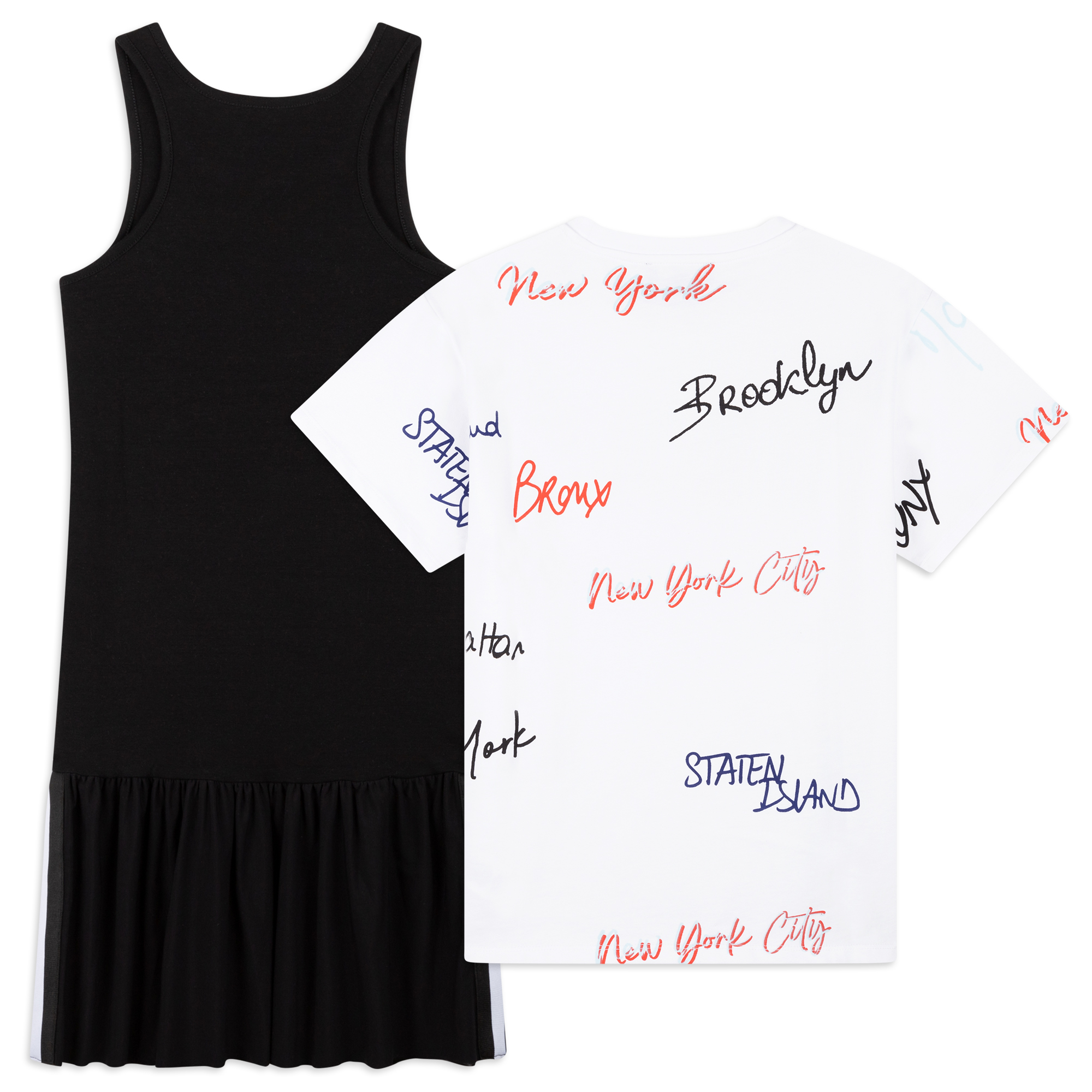 2-in-1 jurk met T-shirt DKNY Voor