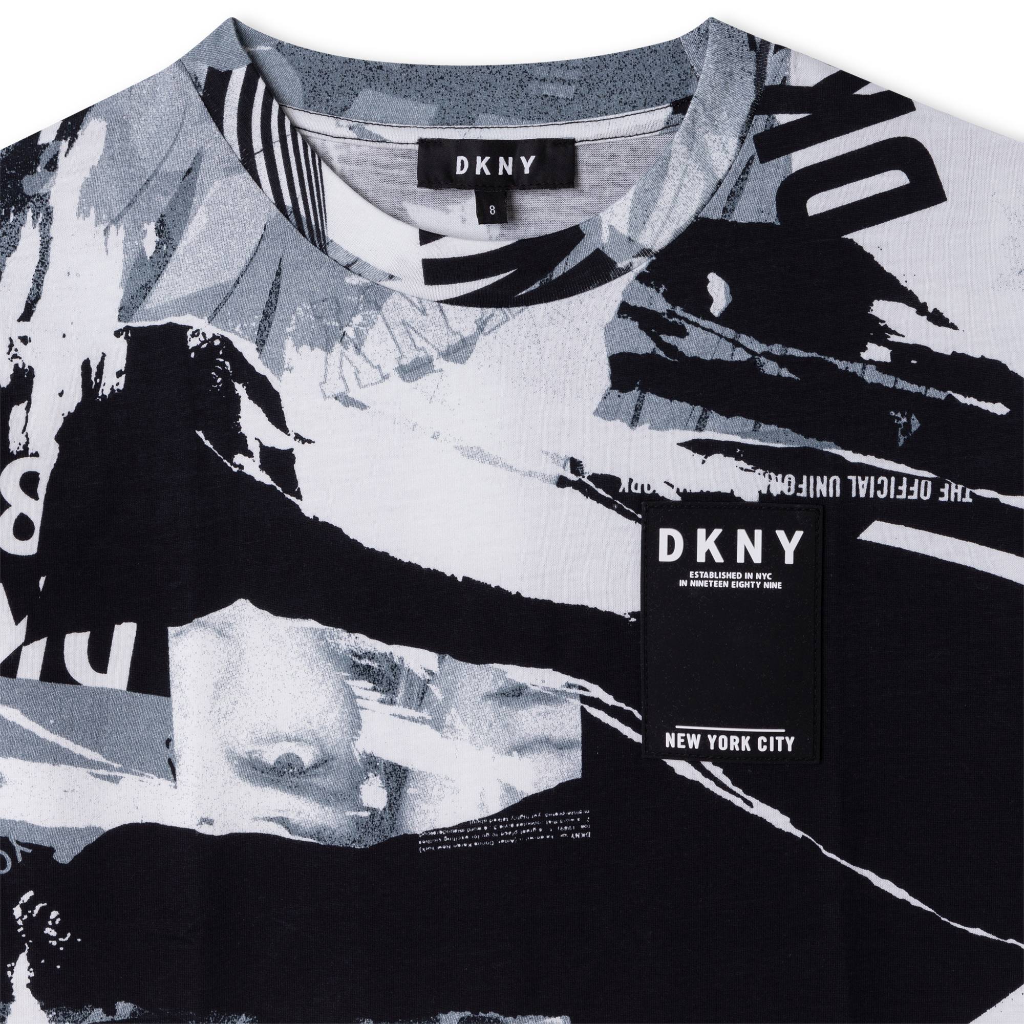 Wijdvallende katoenen jurk DKNY Voor