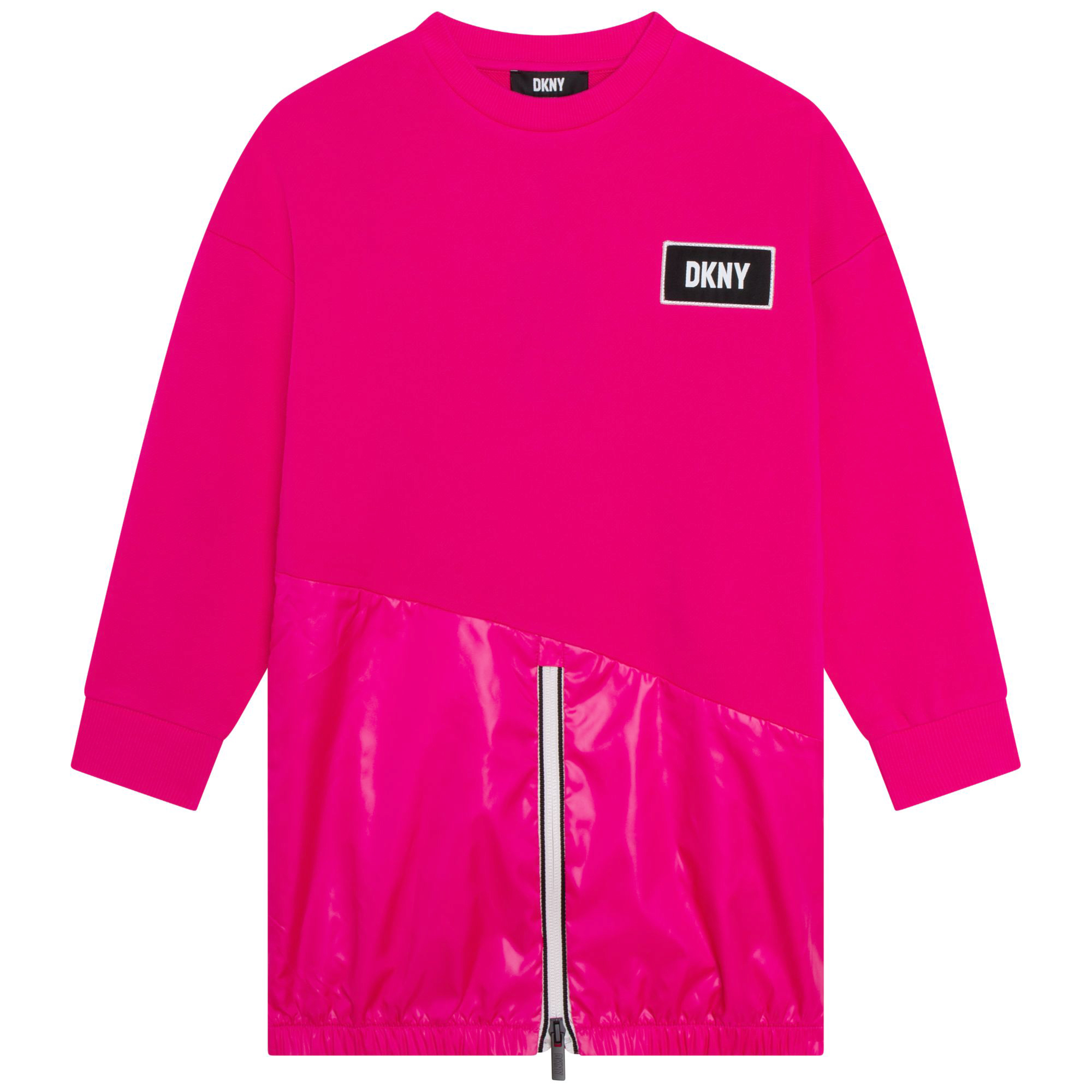 Robe zippée bimatière DKNY pour FILLE