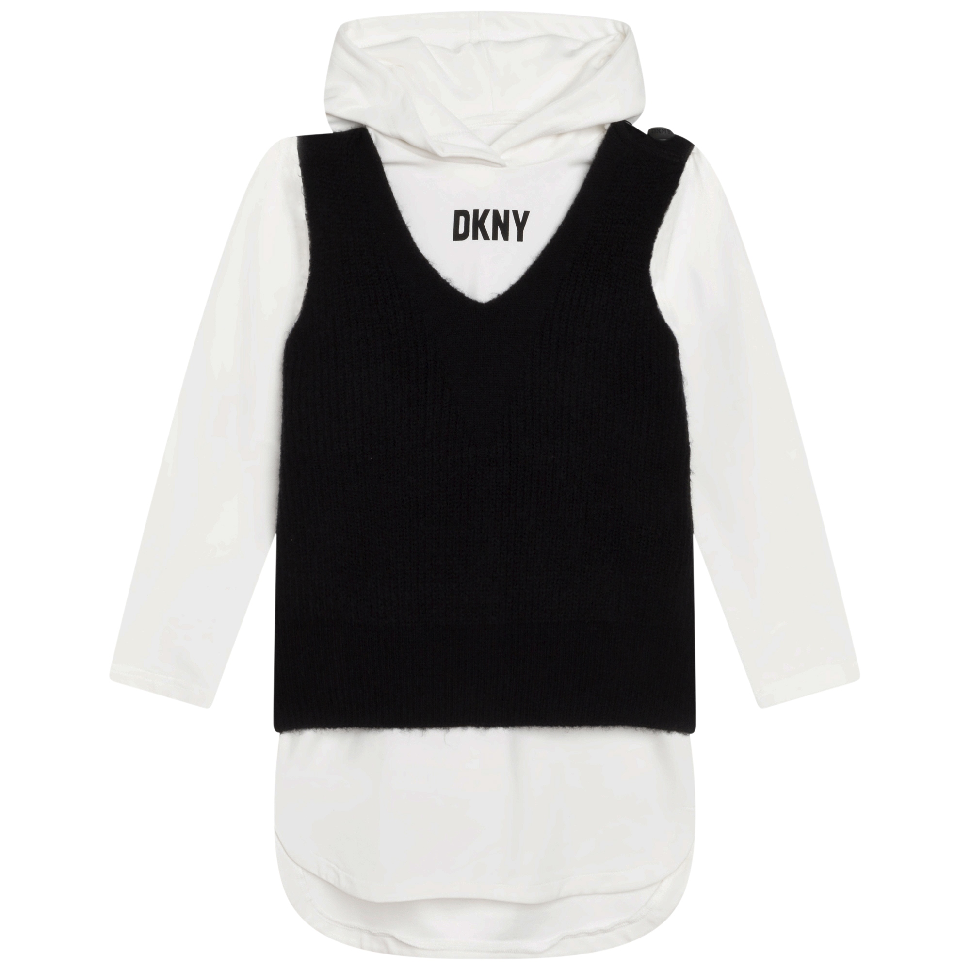 Hooded 2-in-1 dress DKNY for GIRL