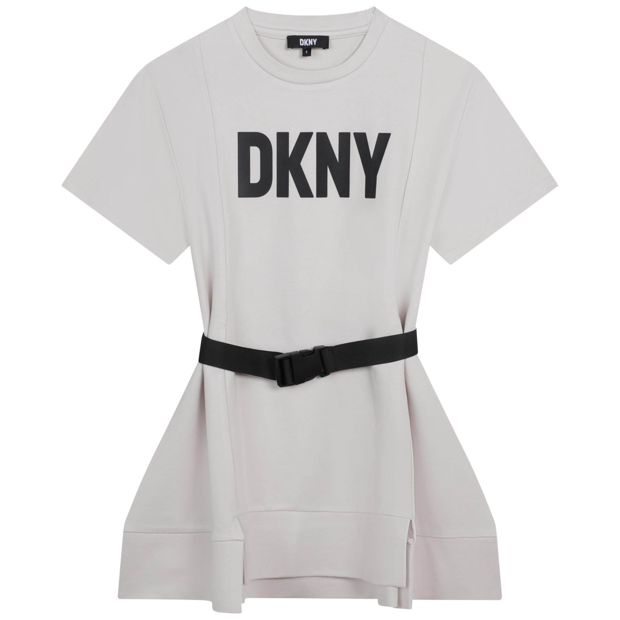 Short-sleeved belted dress DKNY for GIRL