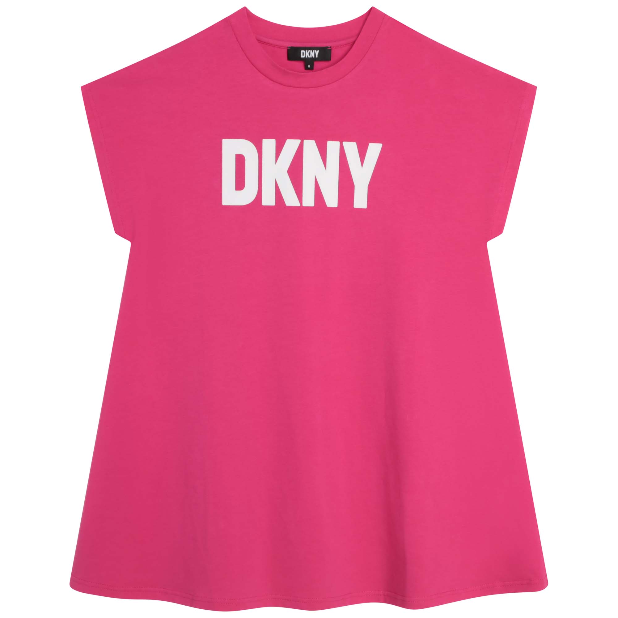 Short-sleeved cotton dress DKNY for GIRL