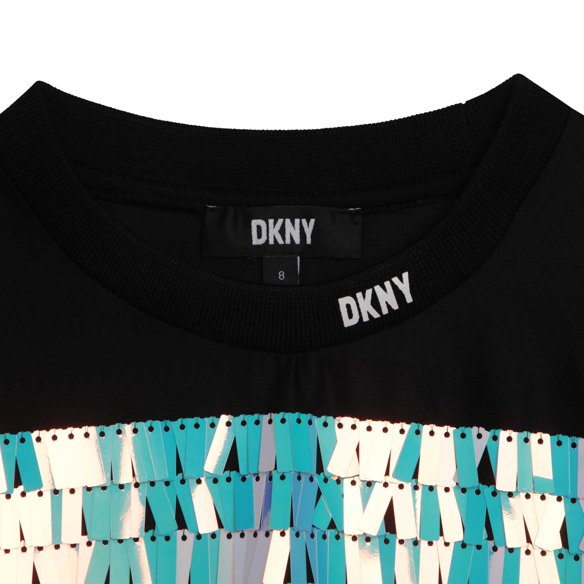 Laminated party dress DKNY for GIRL