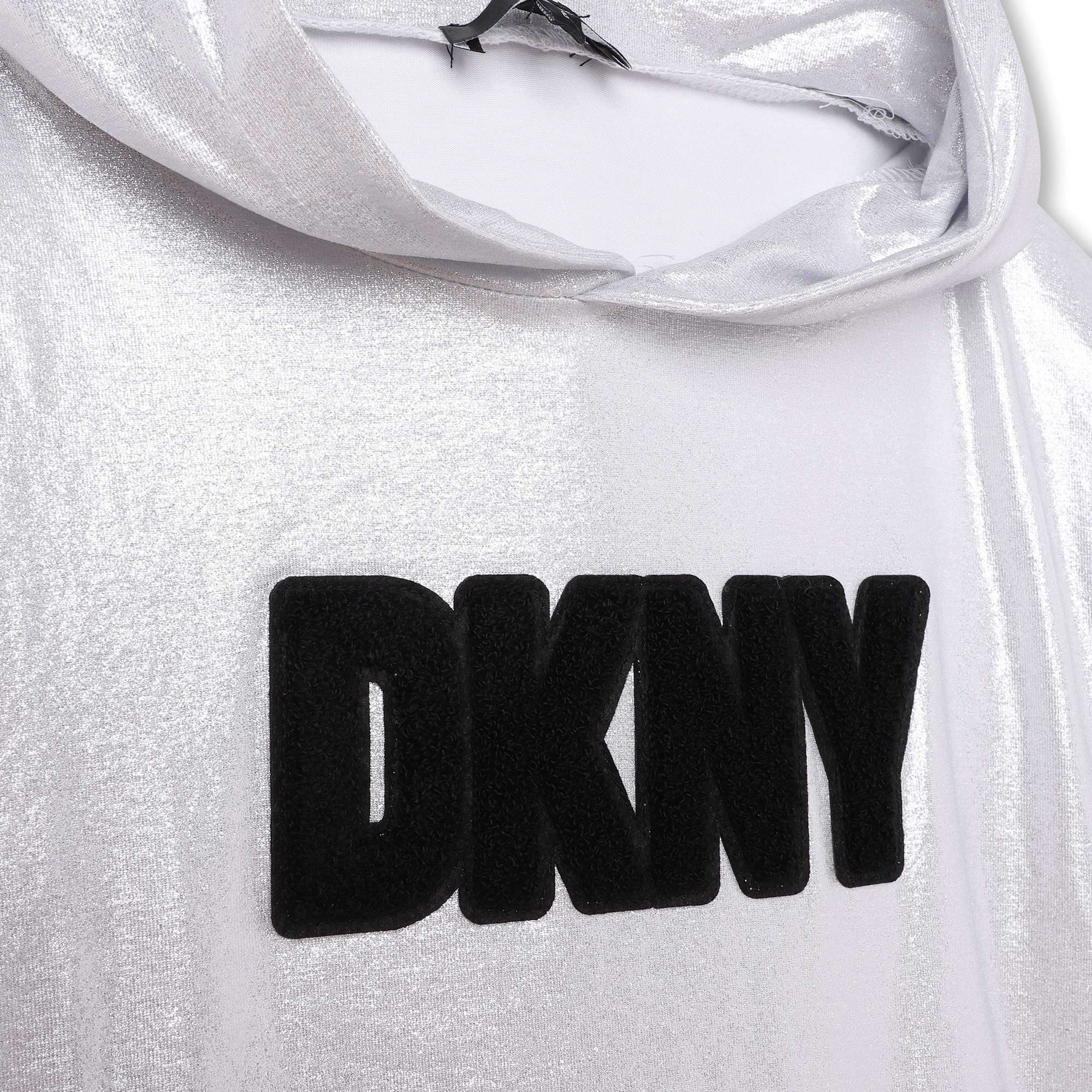 Vestido ceremonia con capucha DKNY para NIÑA
