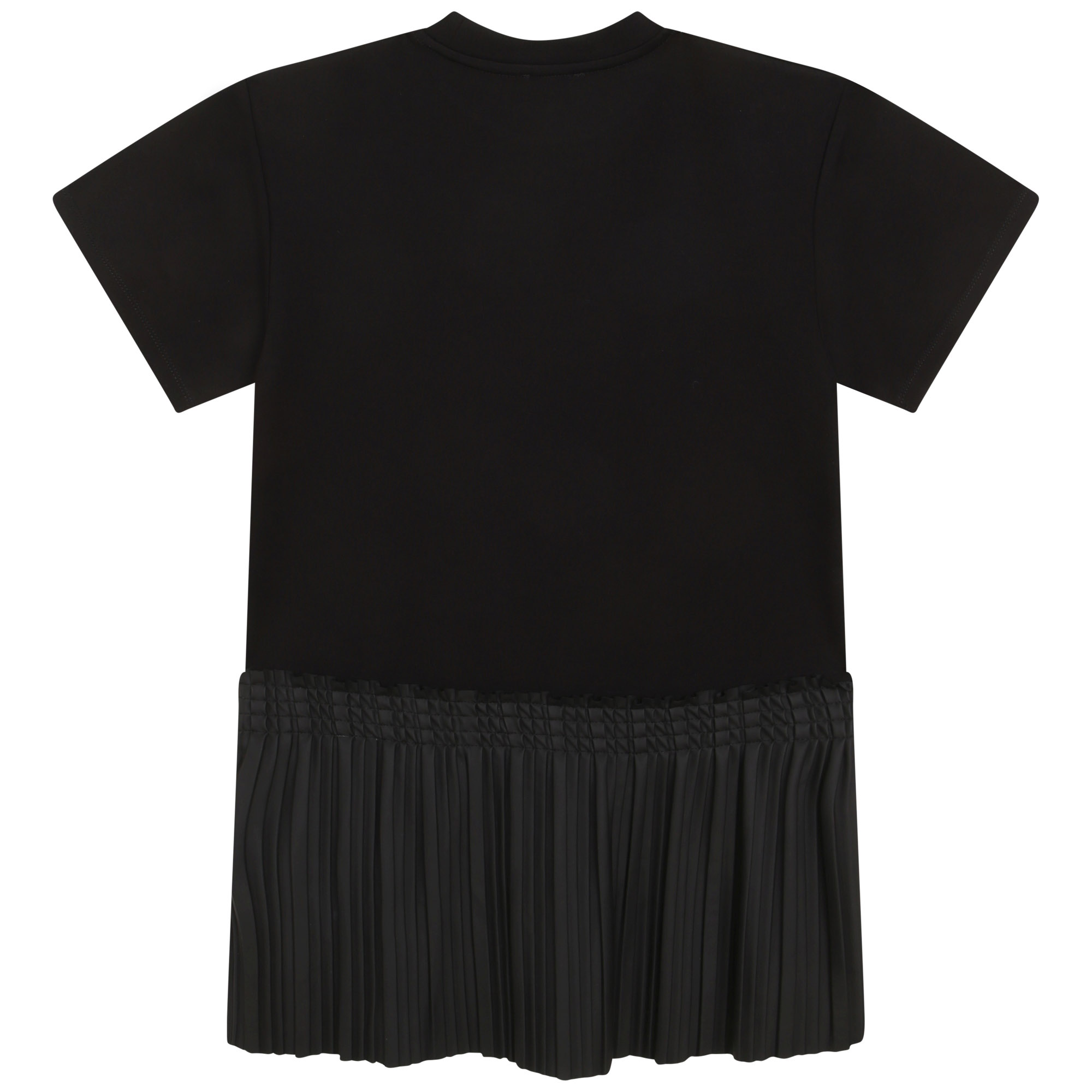 Geplooide jurk twee materialen DKNY Voor