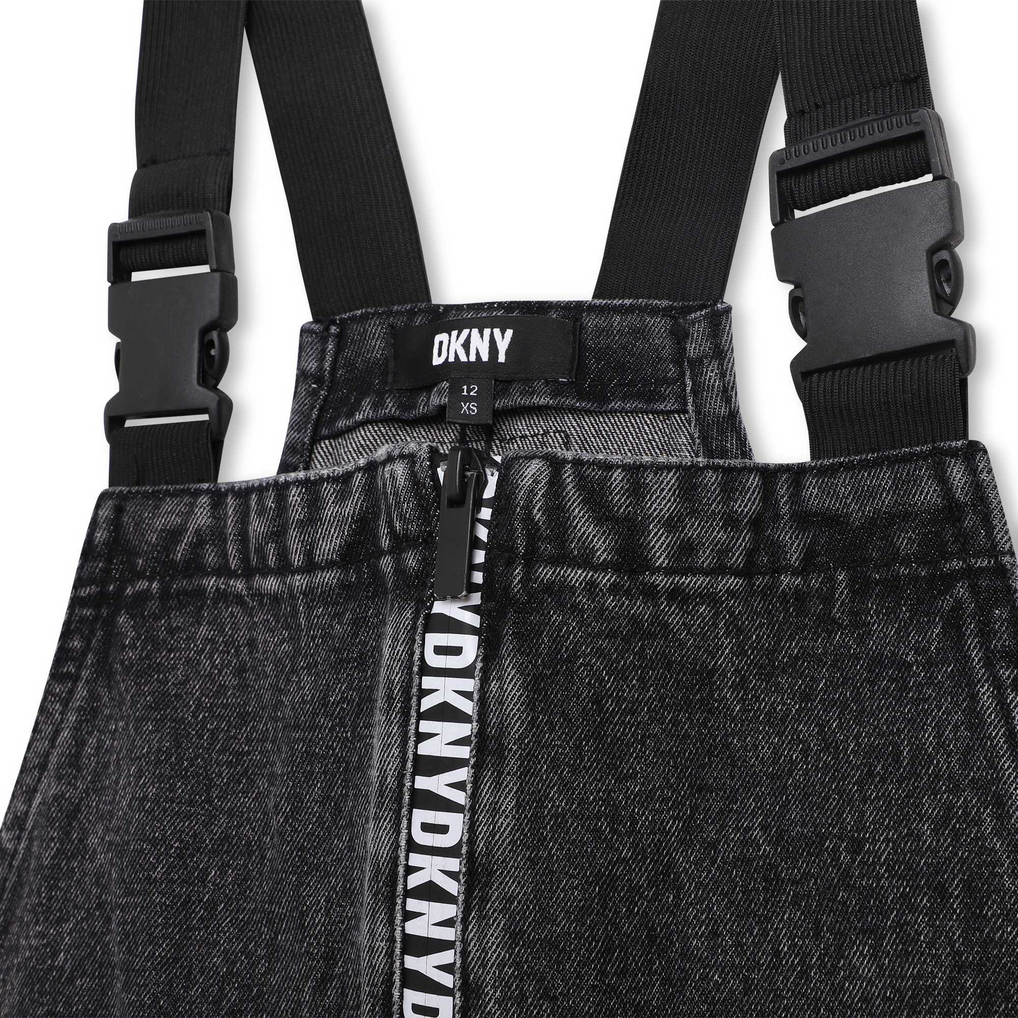 Robe salopette en jean DKNY pour FILLE