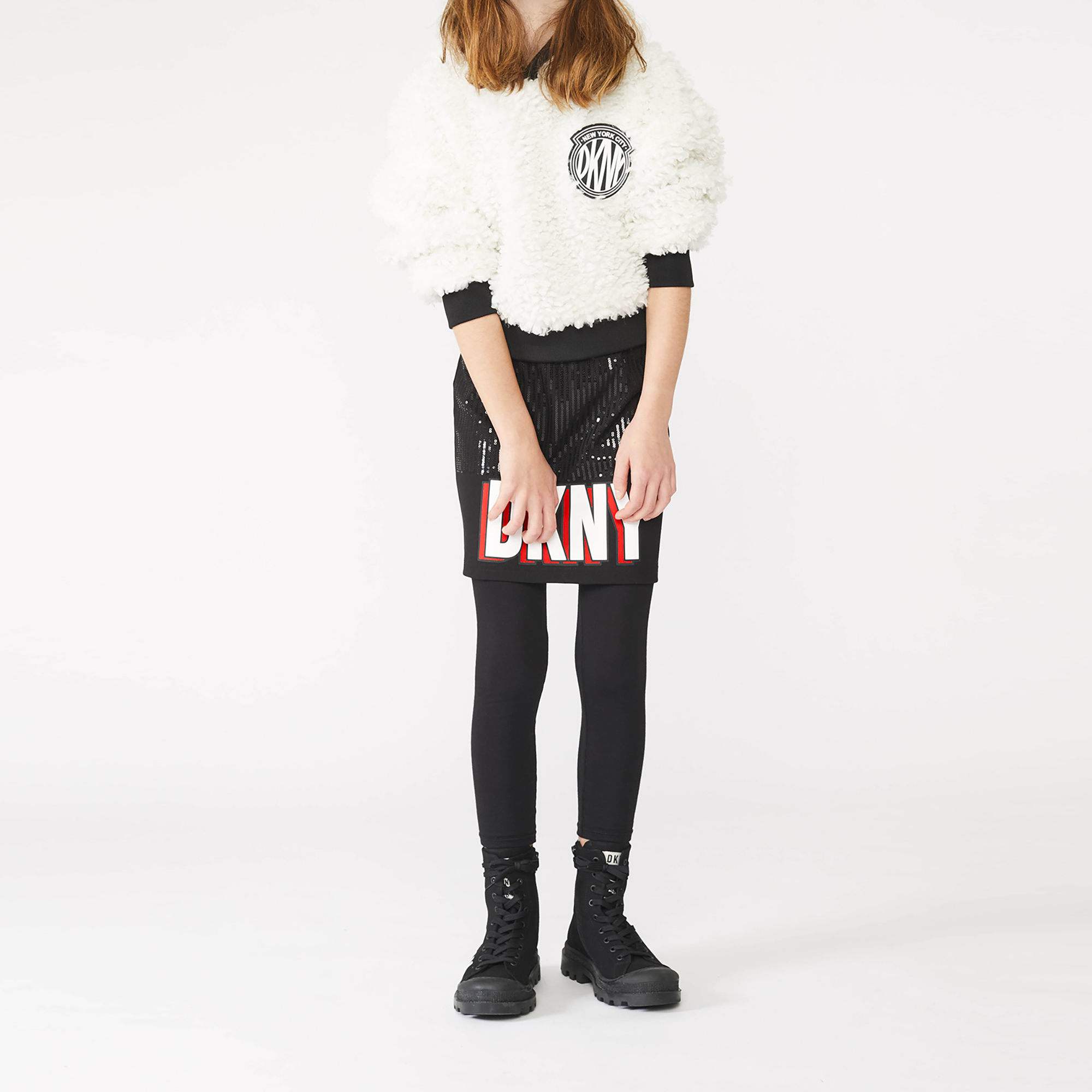 Straight sequined skirt DKNY for GIRL