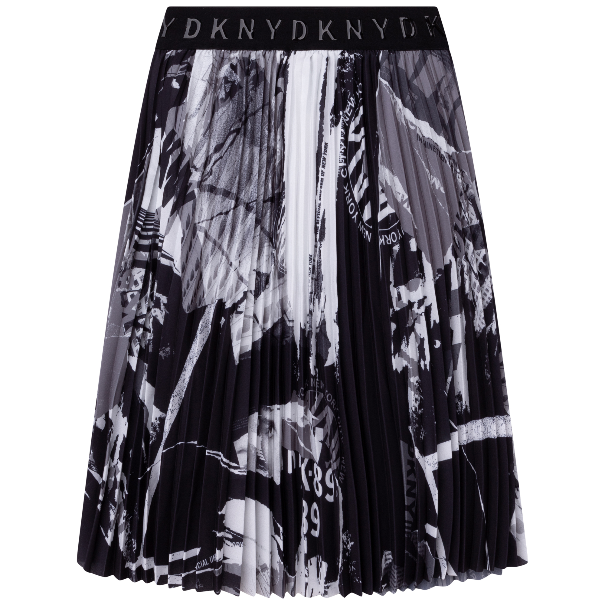 Geplooide rok met opdruk DKNY Voor