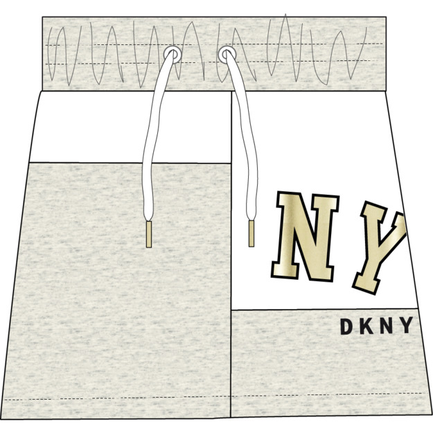 Korte fleece-rok DKNY Voor
