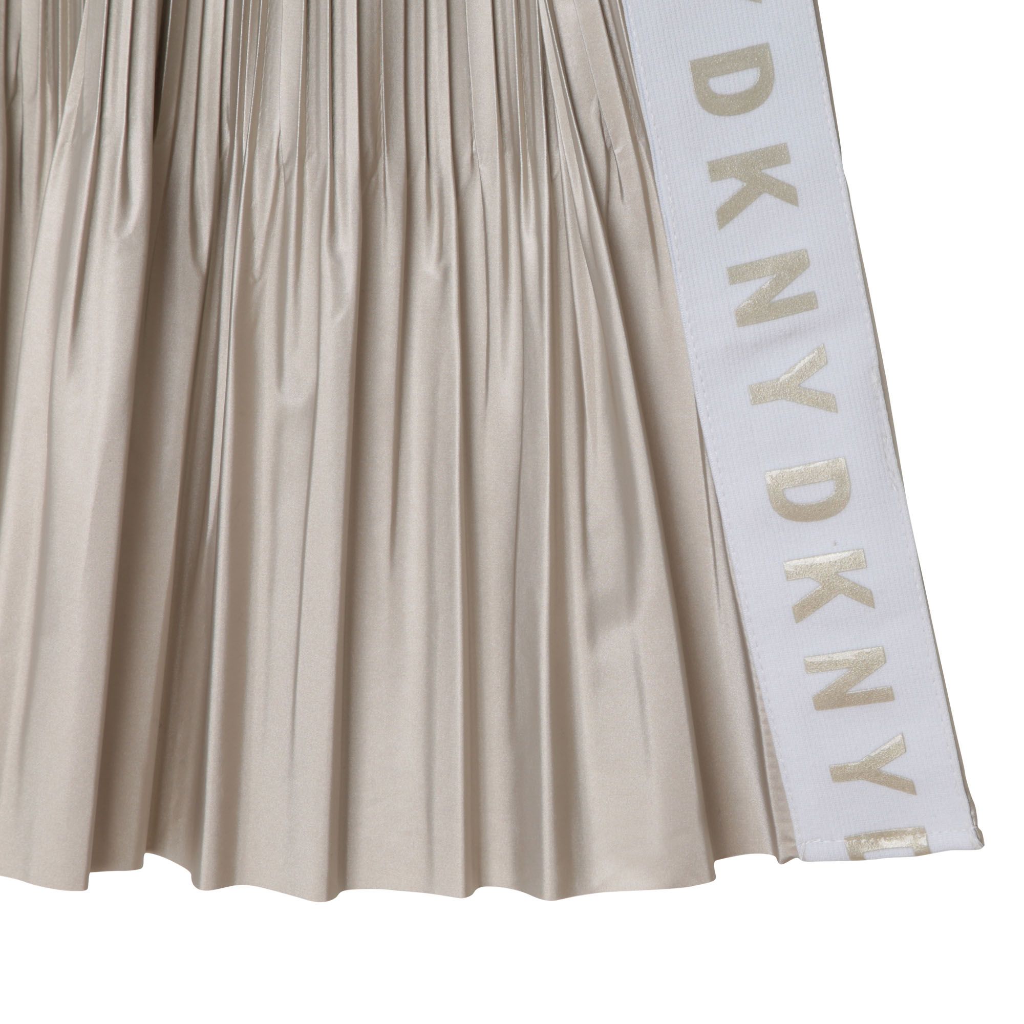 Falda plisada de lamé DKNY para NIÑA