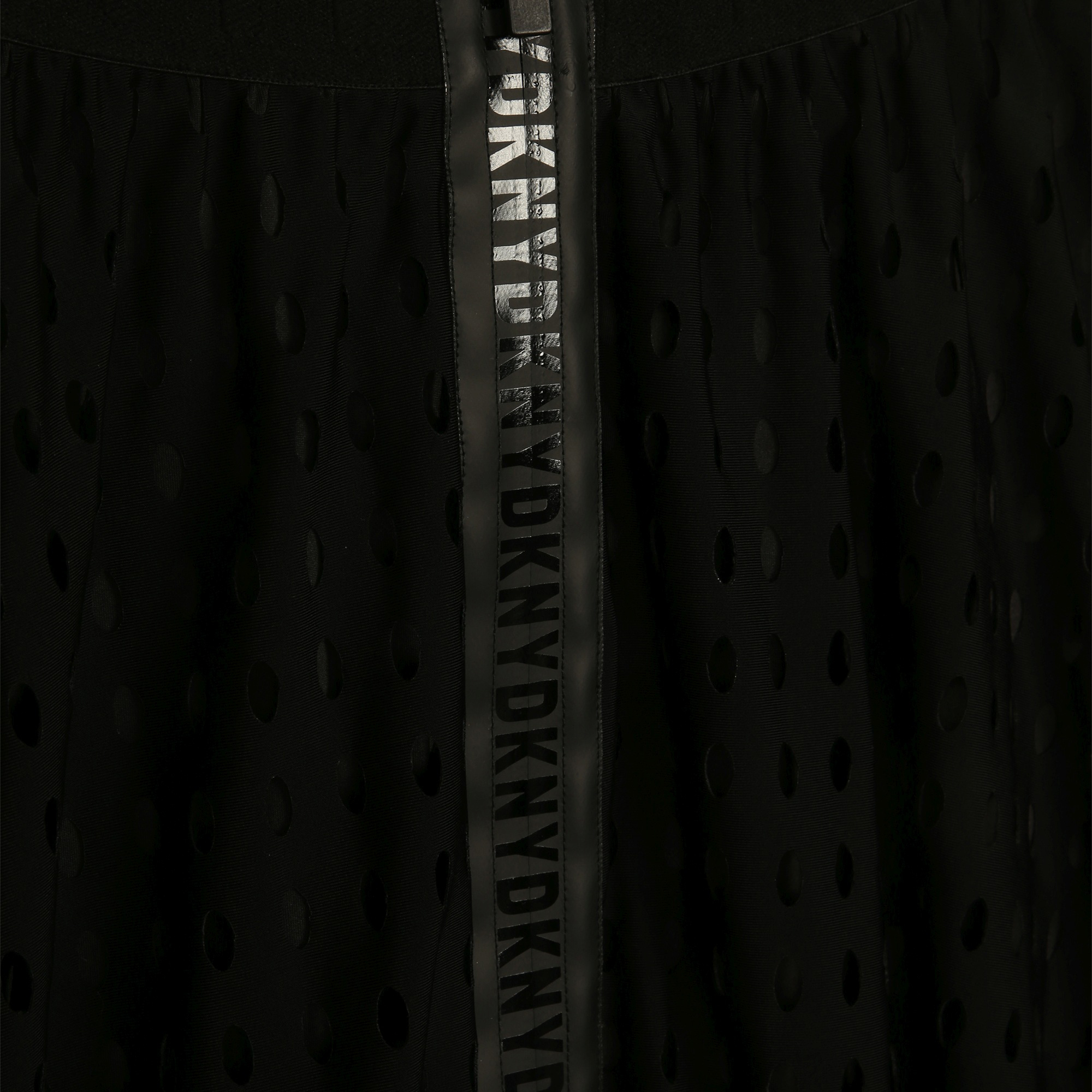 Jupe zippée à motifs ajourés DKNY pour FILLE
