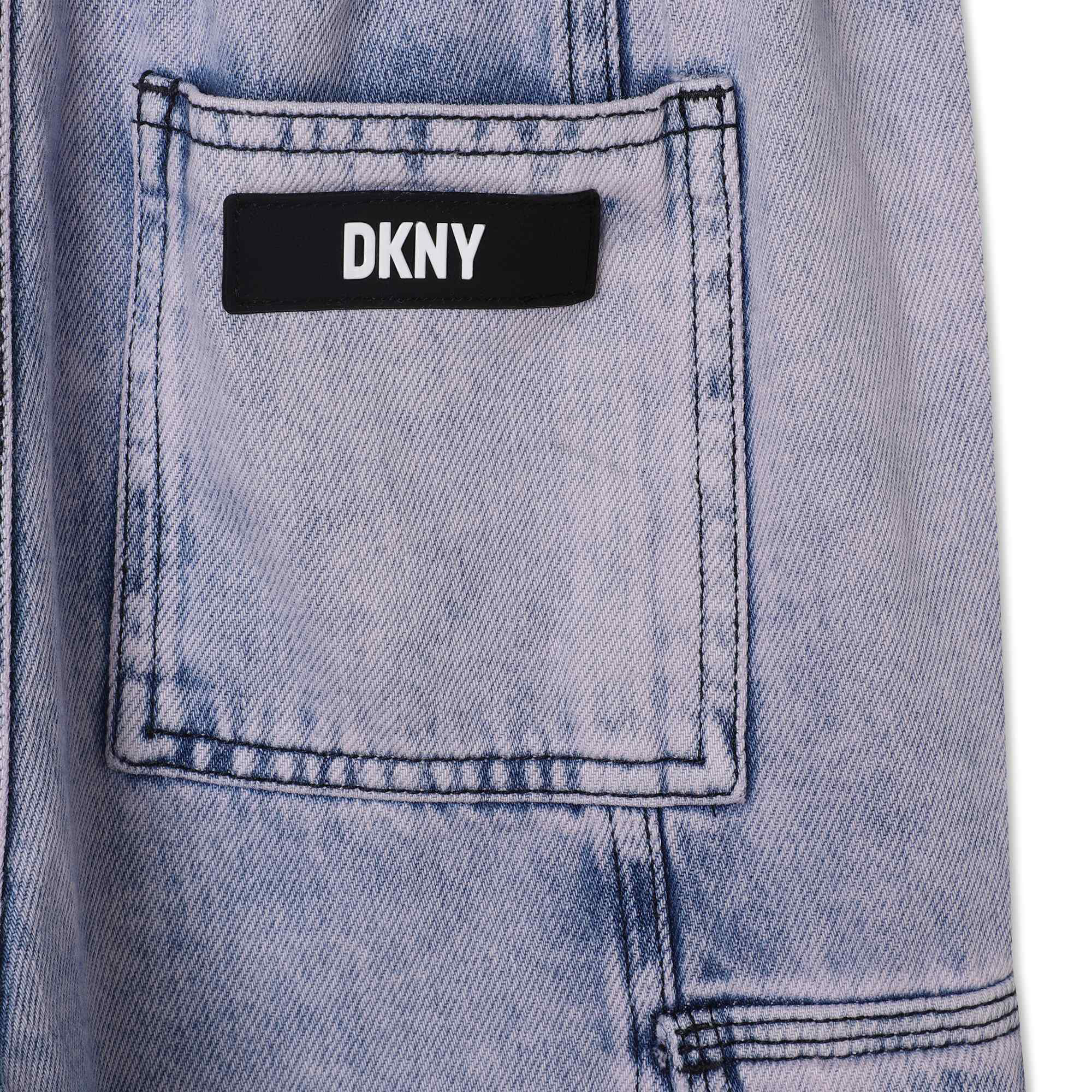 Pantalón cargo de algodón DKNY para NIÑA