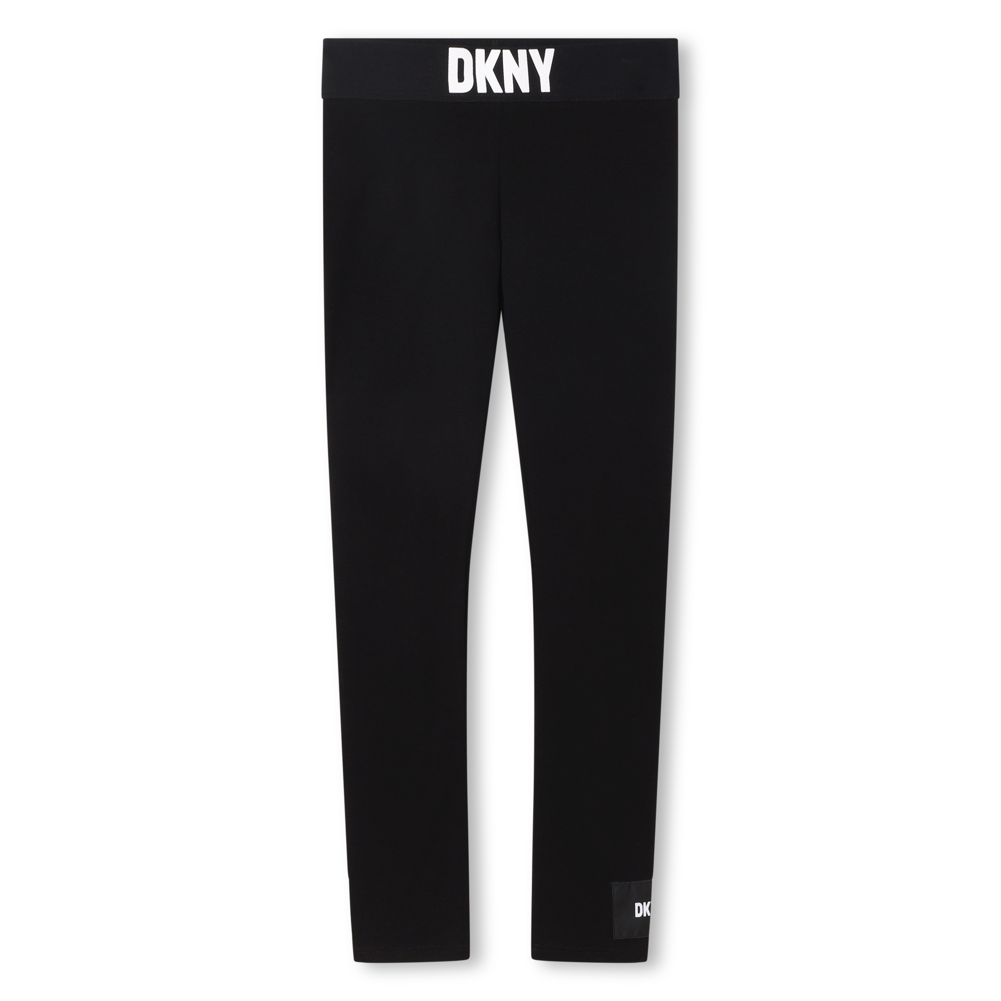 Leggings tinta unita in cotone DKNY Per BAMBINA