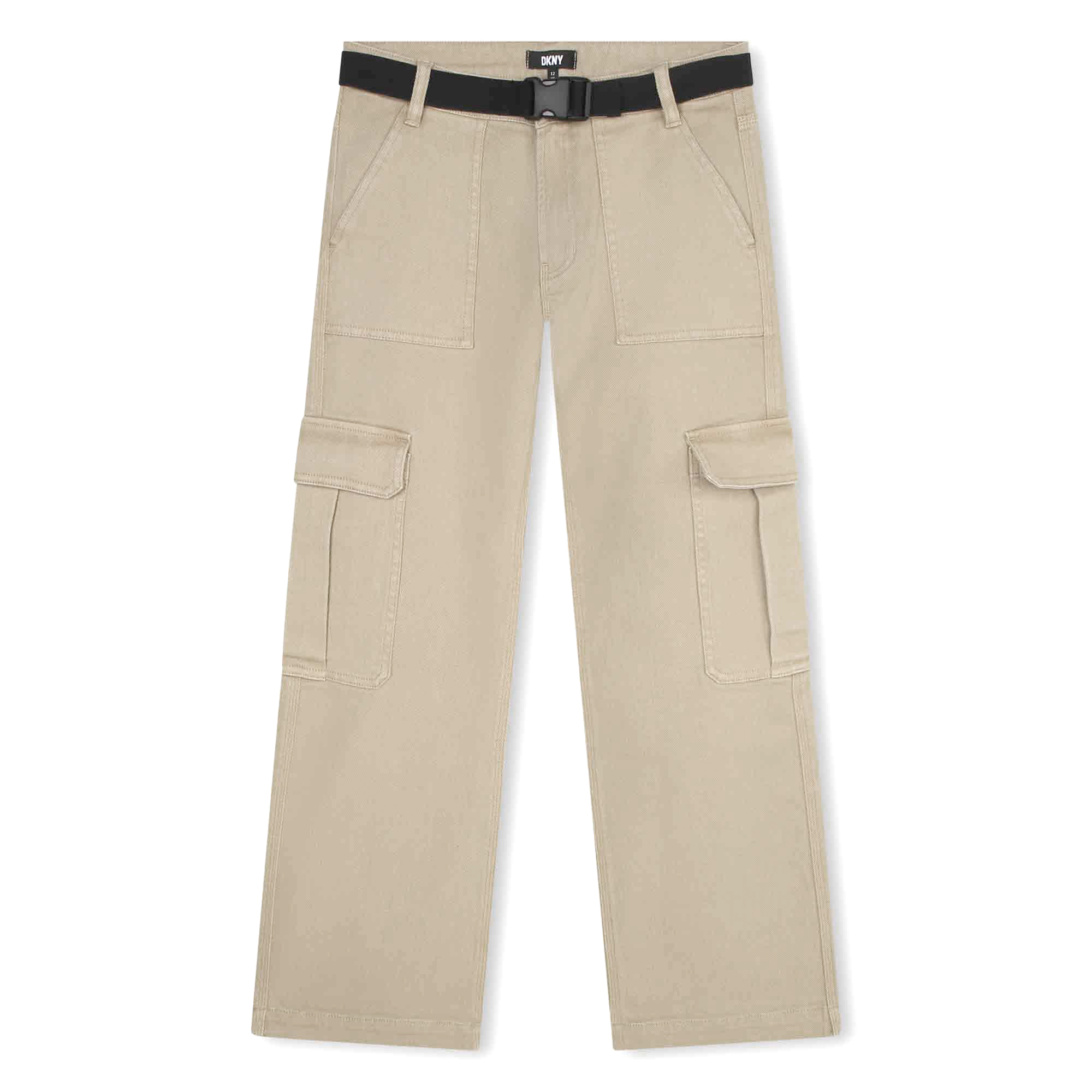 Cotton twill trousers DKNY for GIRL