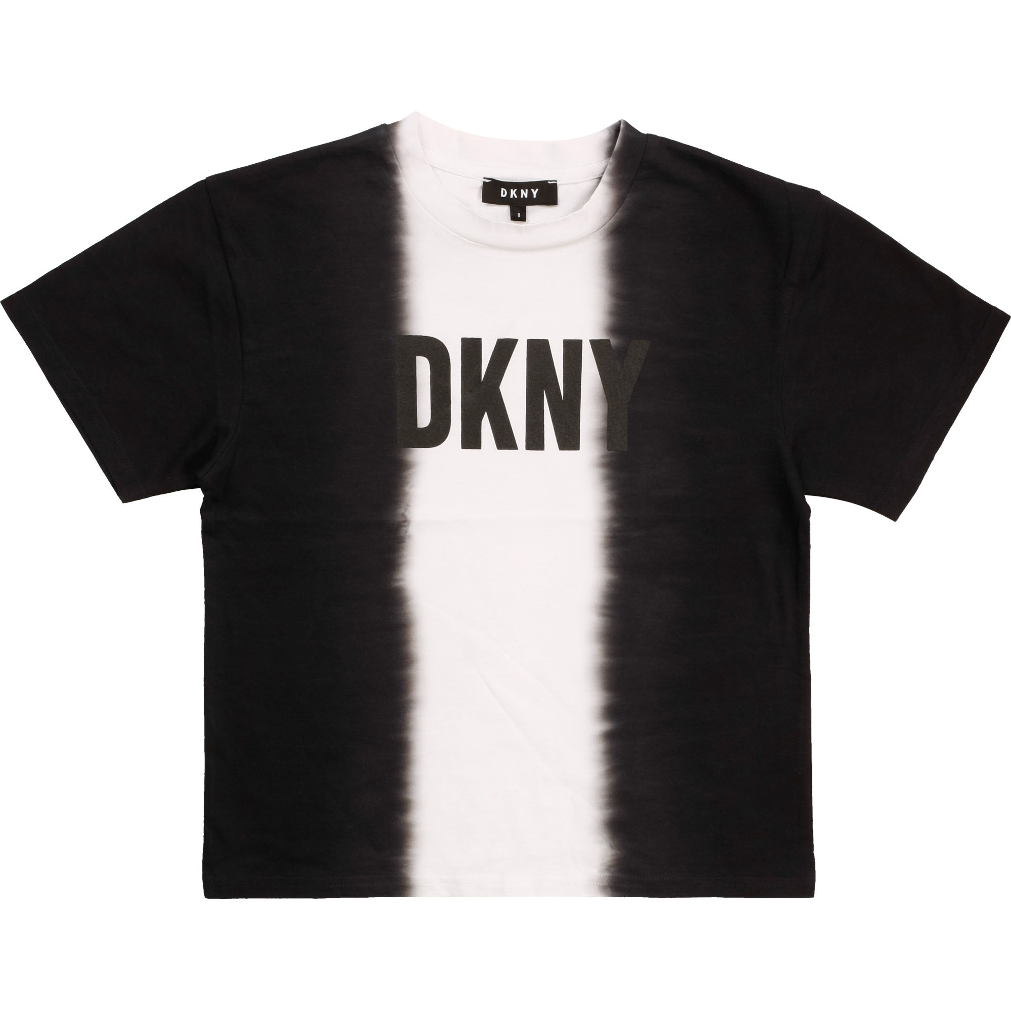 Dip-dyed cotton T-shirt DKNY for GIRL