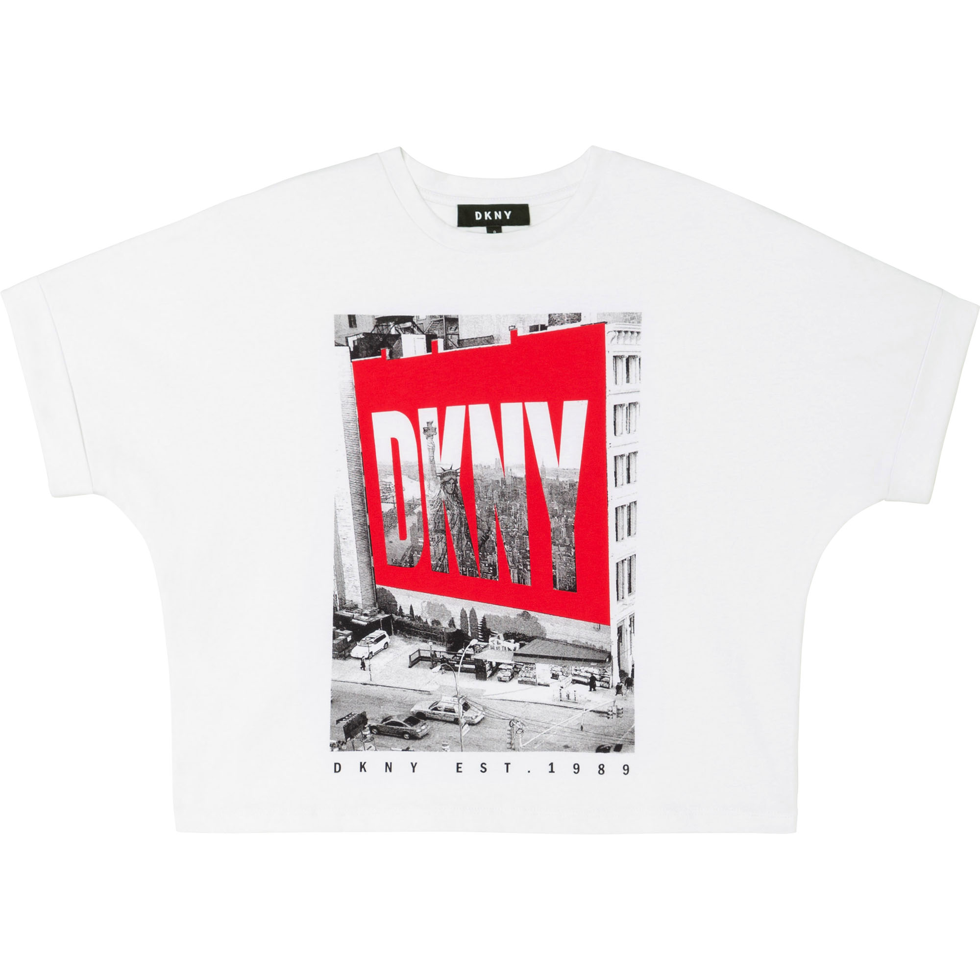 T-shirt in cotone biologico DKNY Per BAMBINA