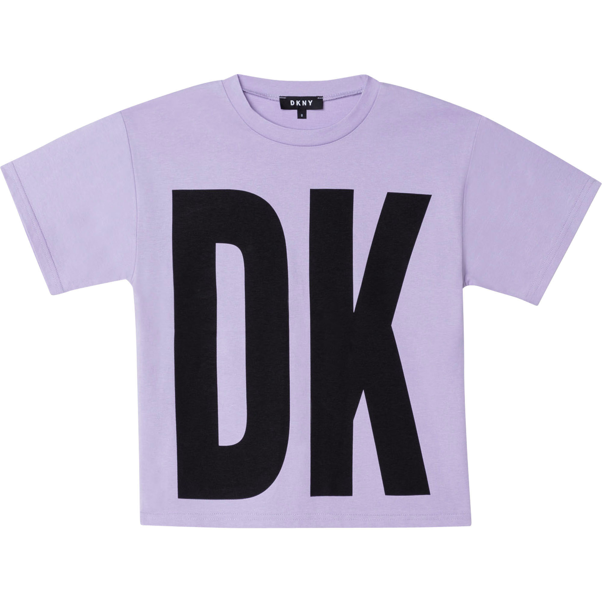 Camiseta de algodón con logo DKNY para NIÑA