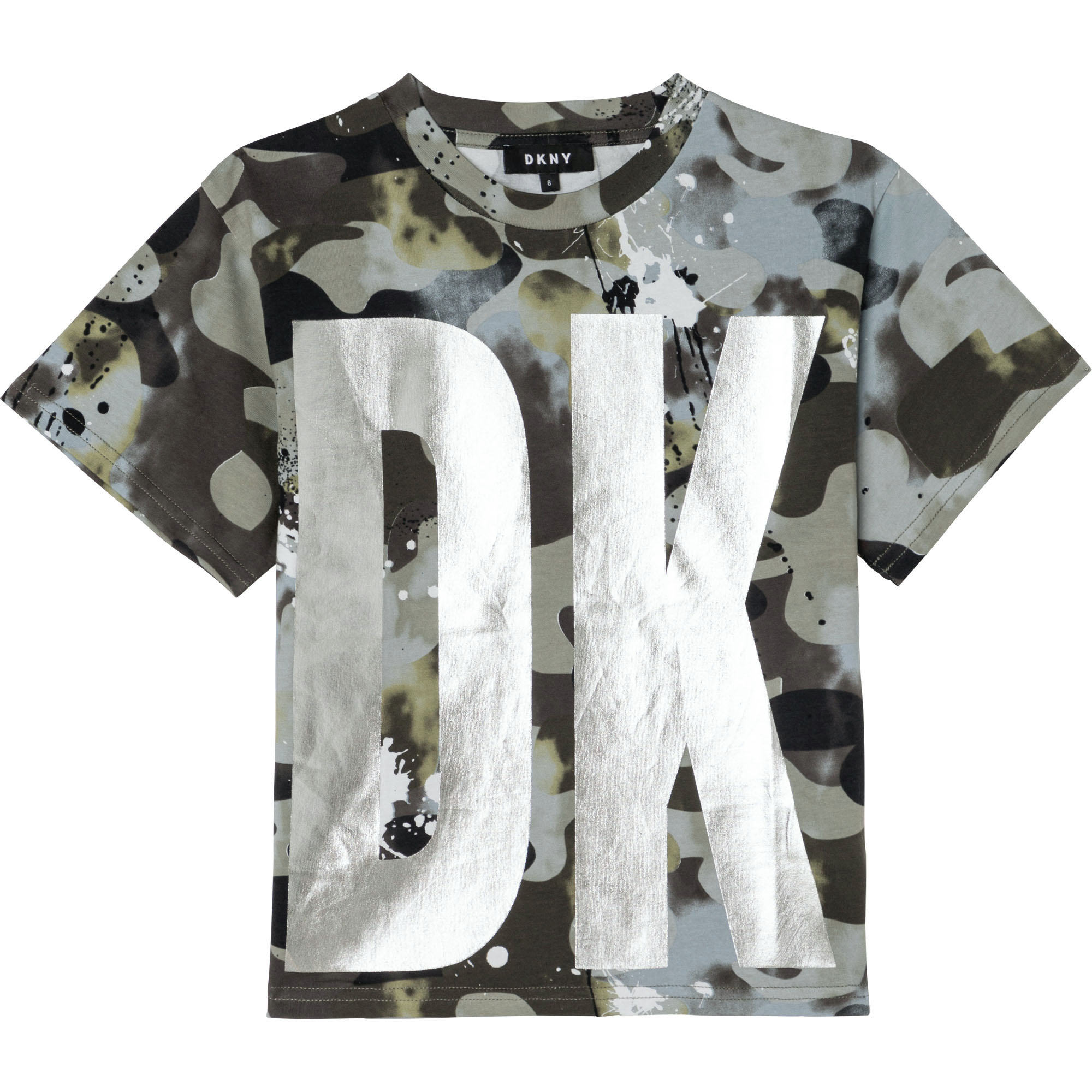 T-shirt in cotone stampato DKNY Per BAMBINA