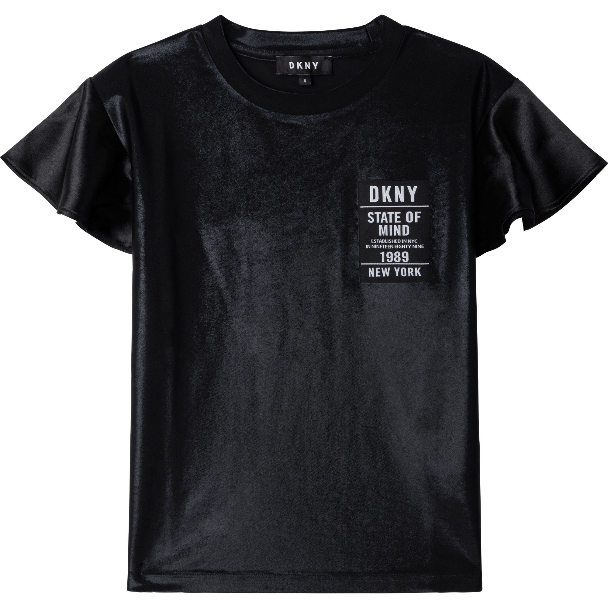 Camiseta de punto brillante DKNY para NIÑA