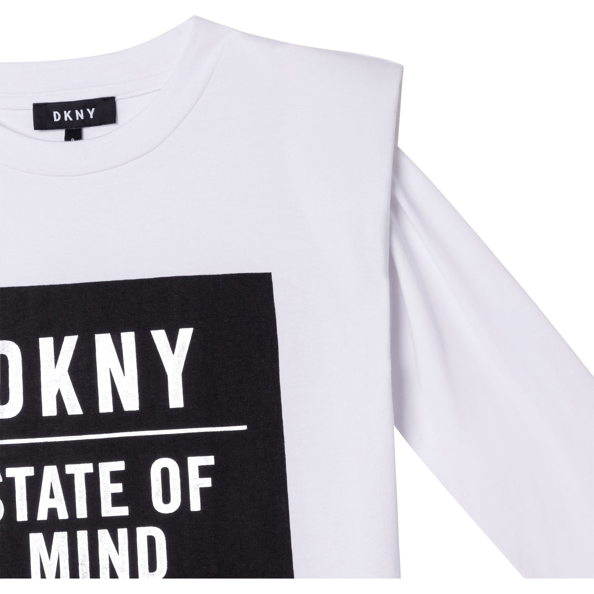 T-shirt van jersey-katoen DKNY Voor