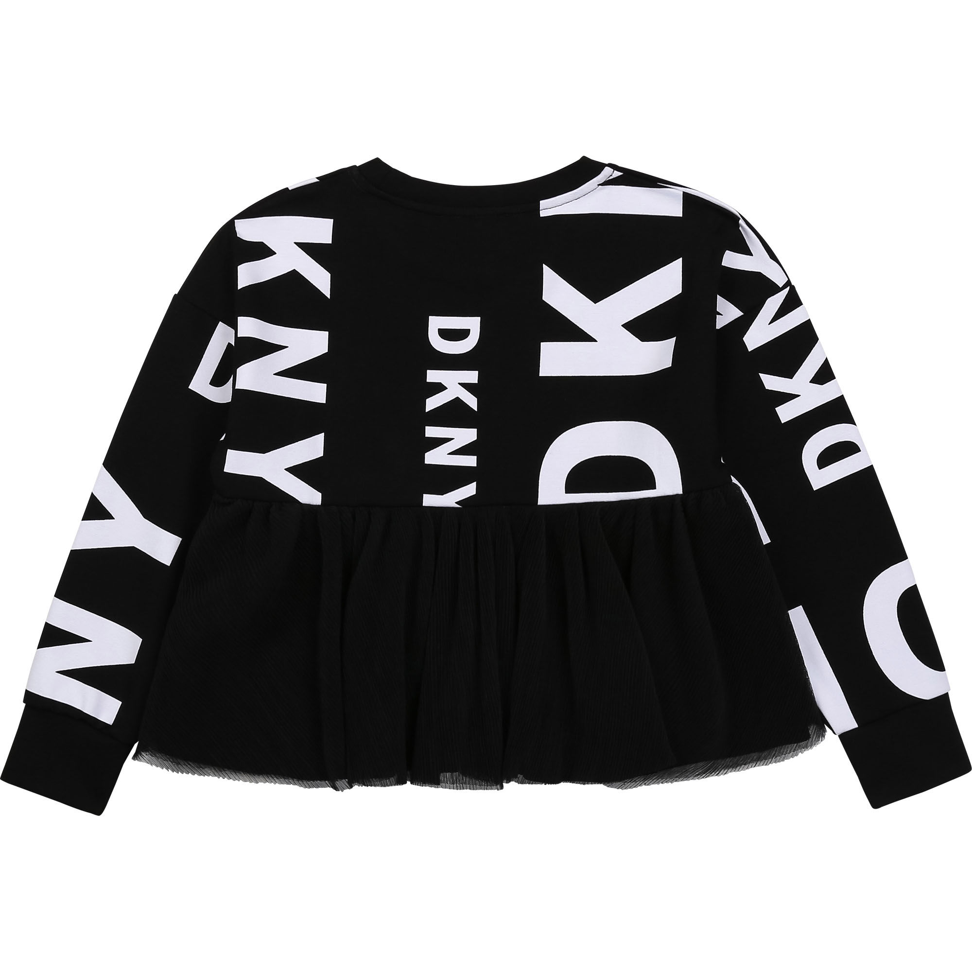 Sweat imprimé avec tulle DKNY pour FILLE