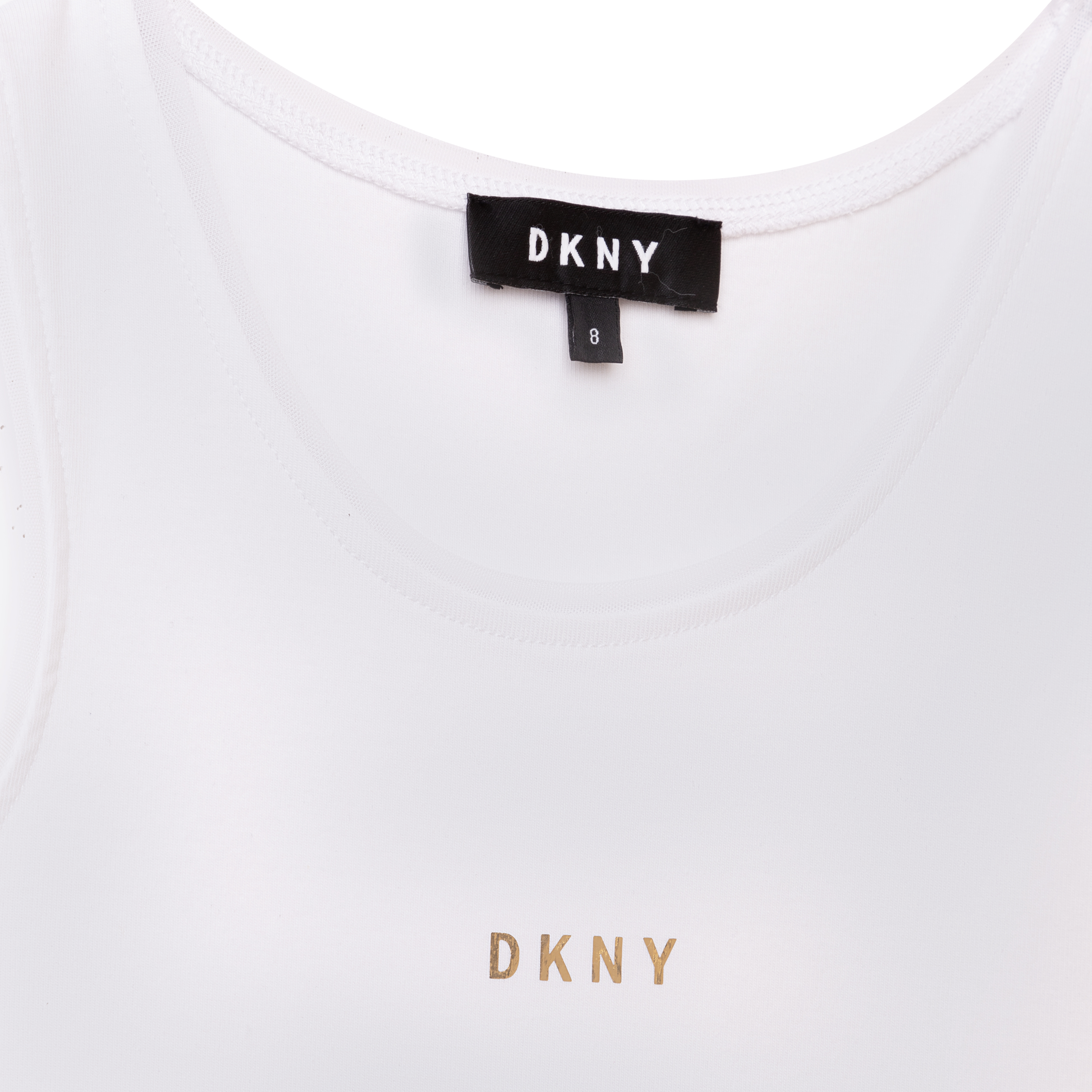 Camiseta de punto de canalé DKNY para NIÑA