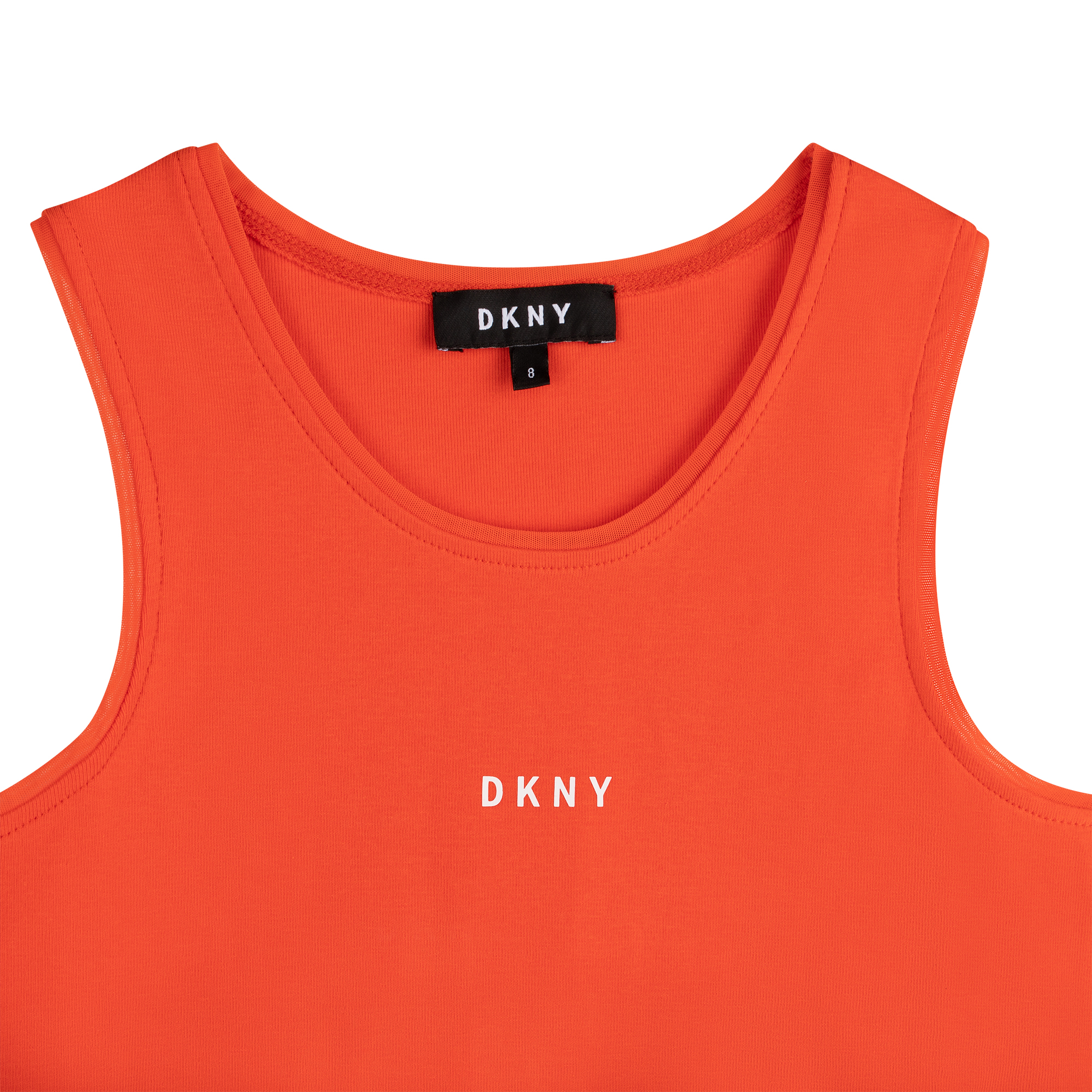 Tanktop in ribsteek DKNY Voor