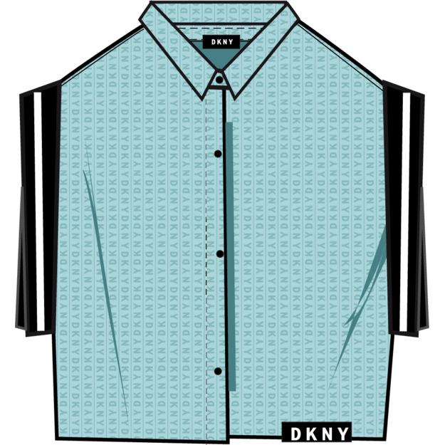 Overhemd met korte mouwen DKNY Voor