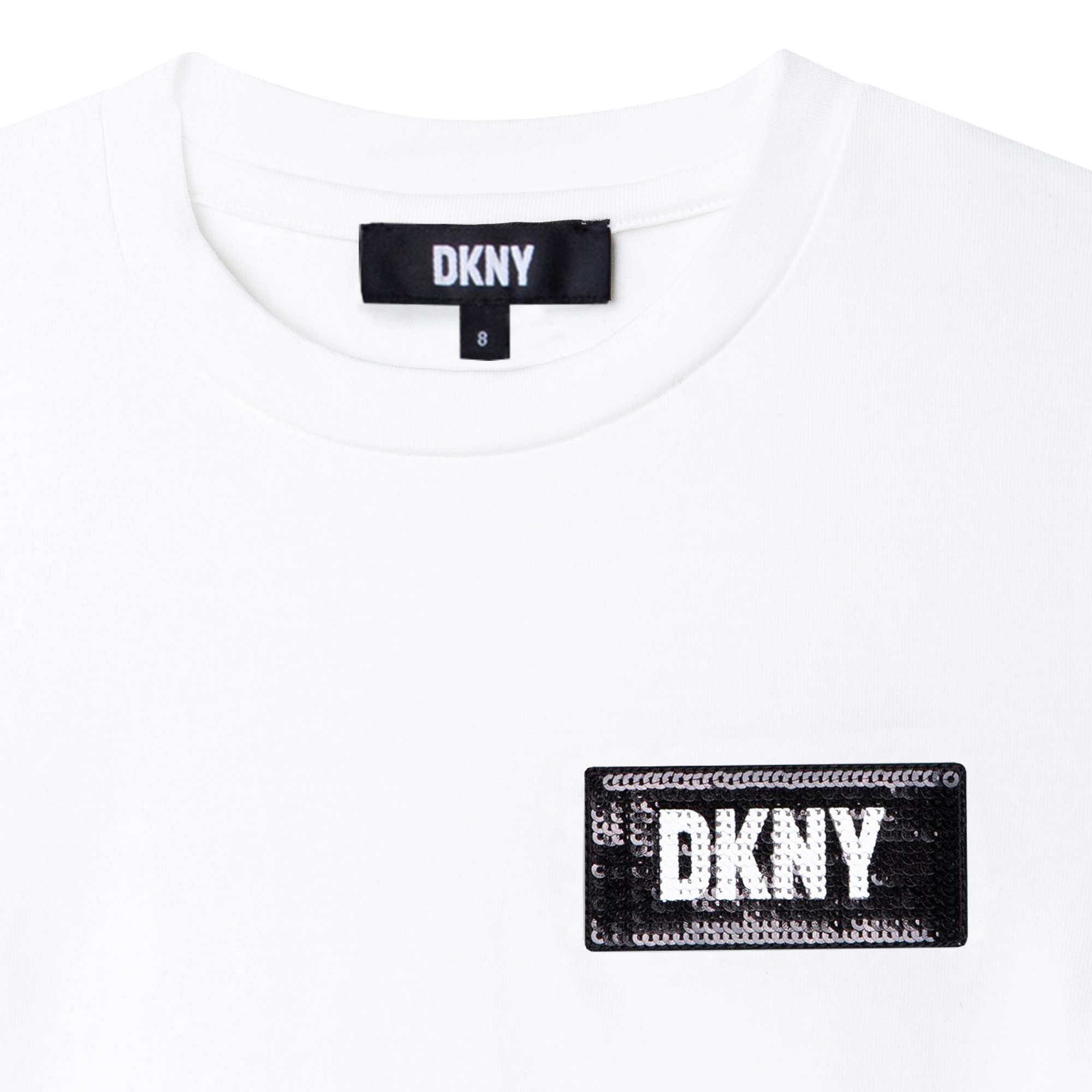 T-shirt manches courtes coton DKNY pour FILLE