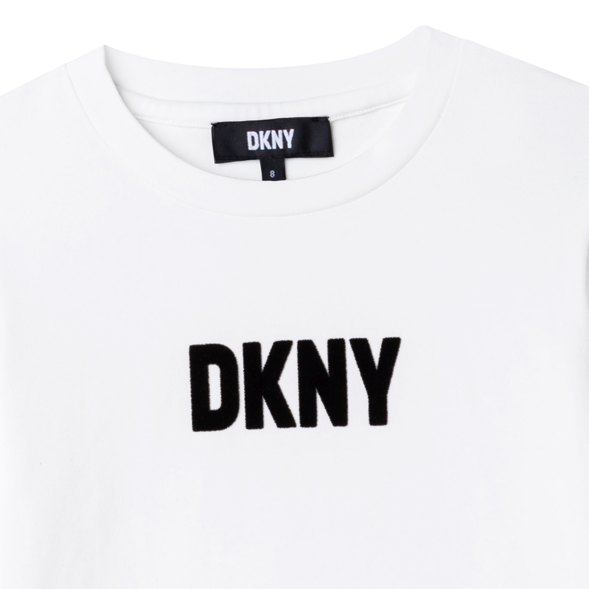 T-shirt with printed logo DKNY for GIRL