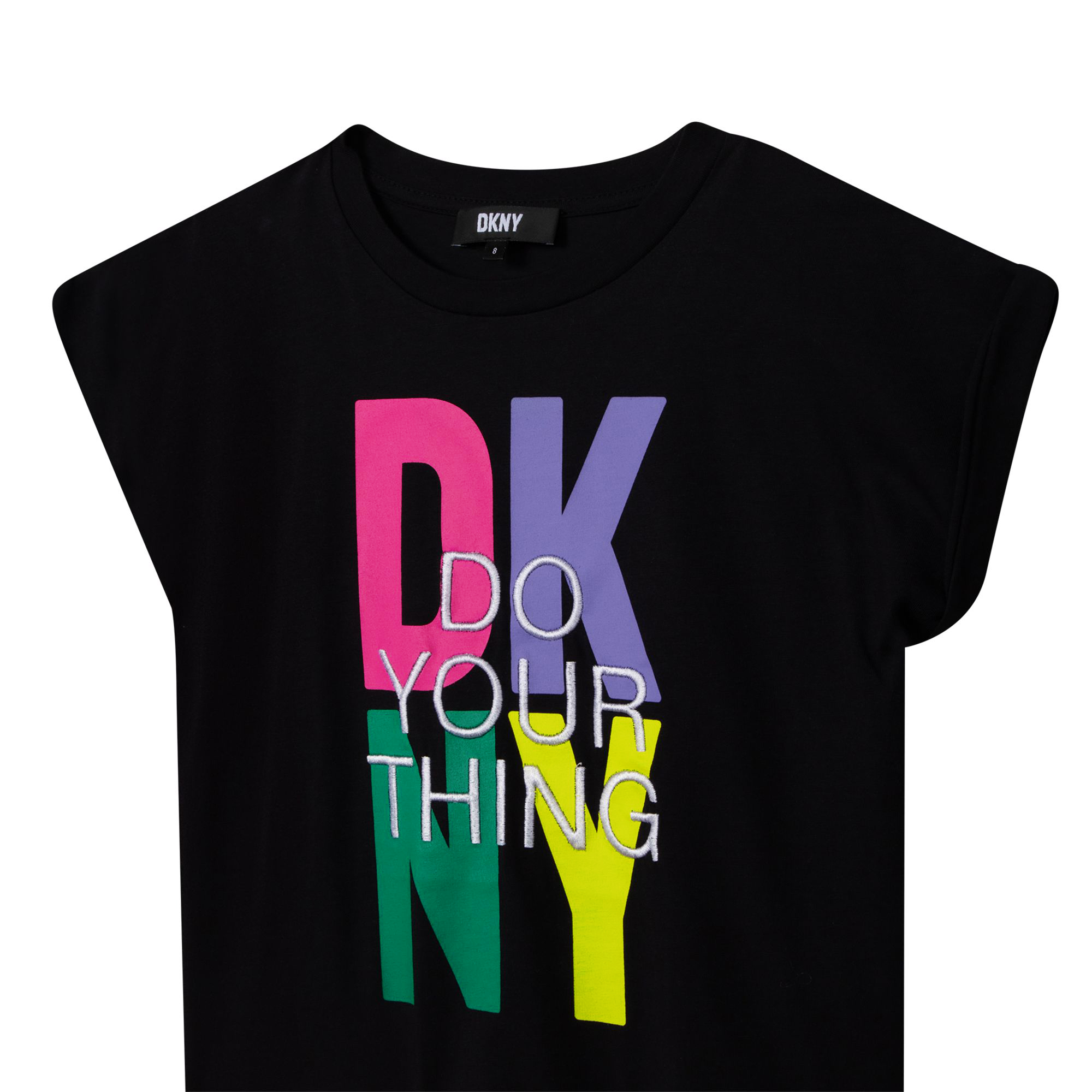 Baumwoll-T-Shirt mit Print DKNY Für MÄDCHEN