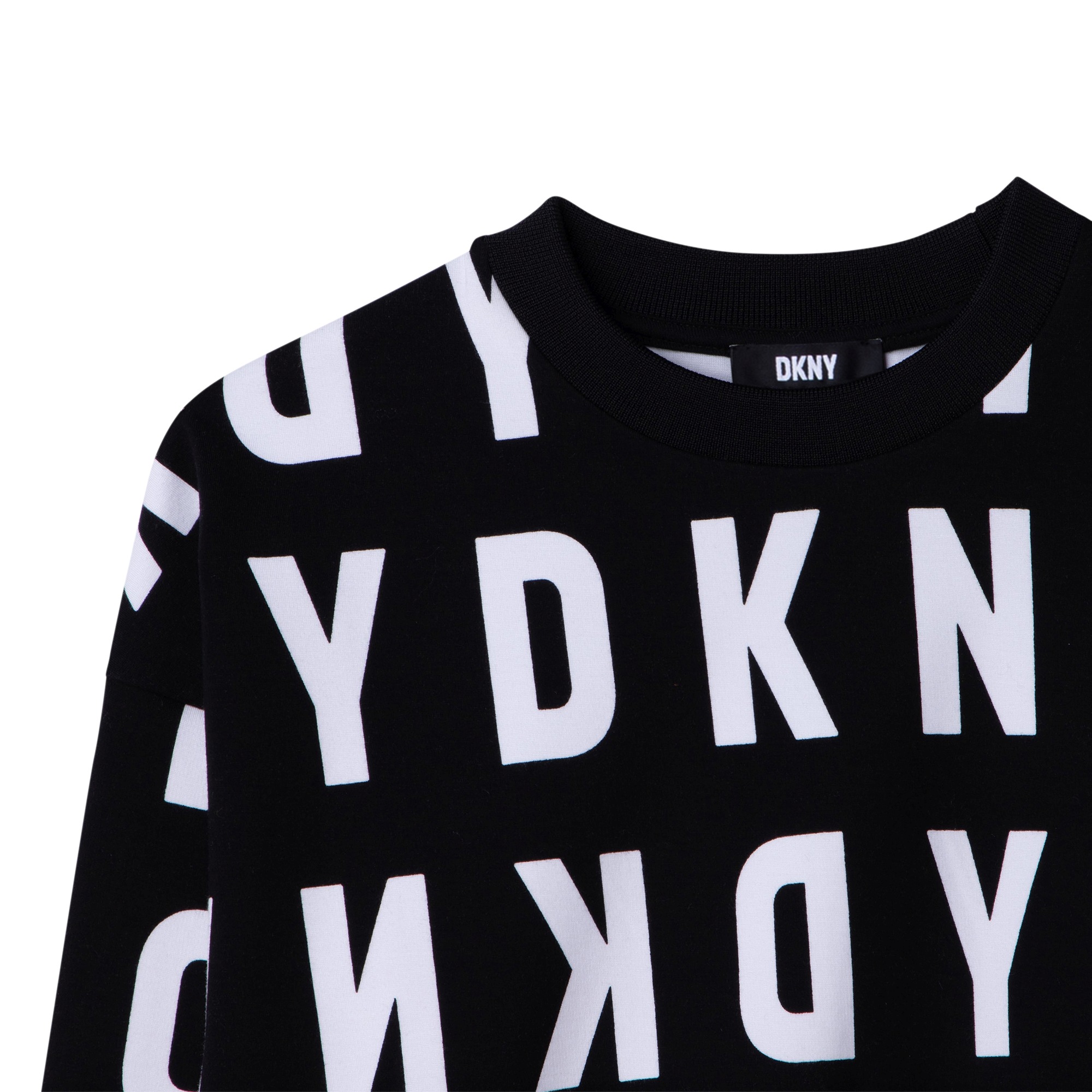 Printed stretch sweatshirt DKNY for GIRL