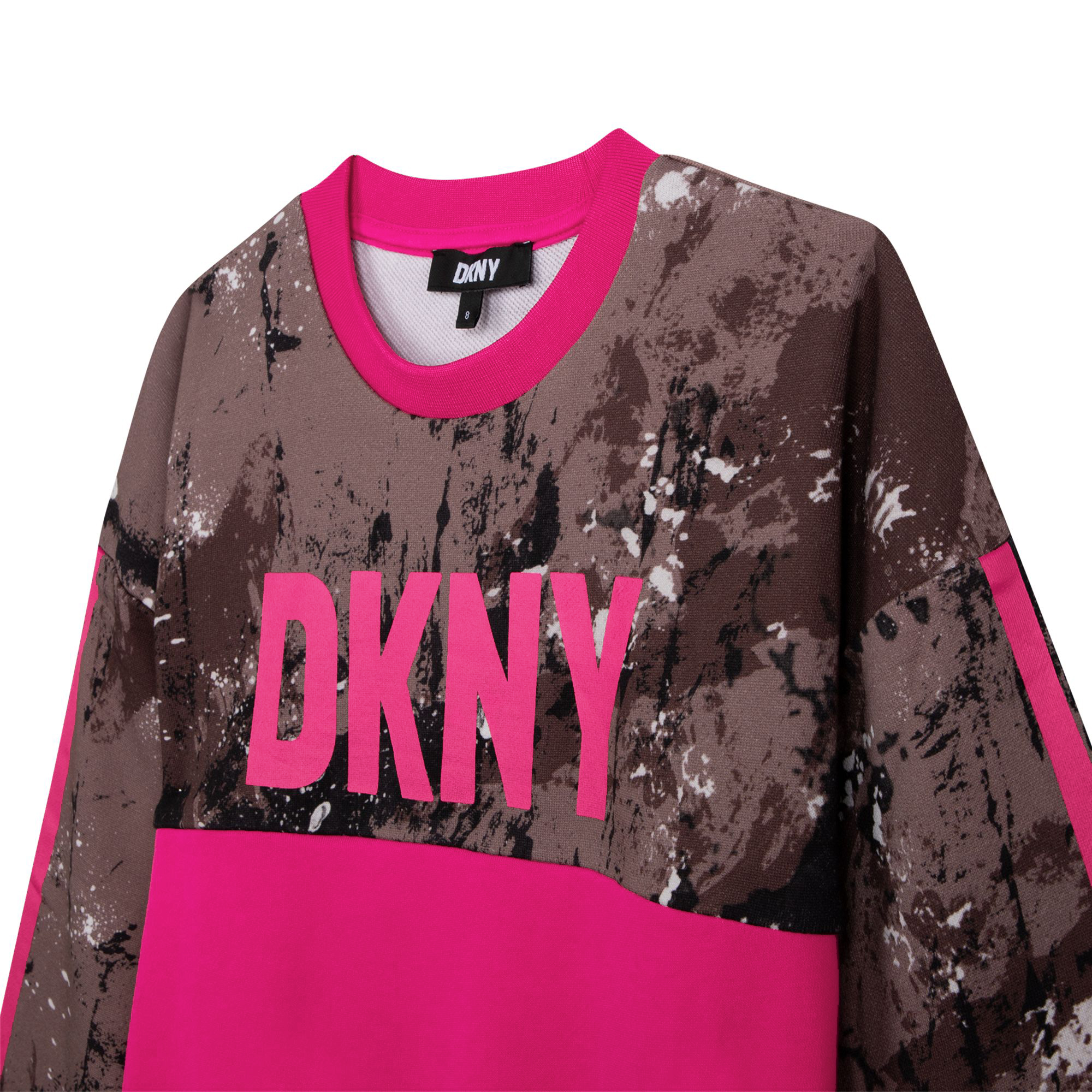 Sweat en molleton avec imprimé DKNY pour FILLE