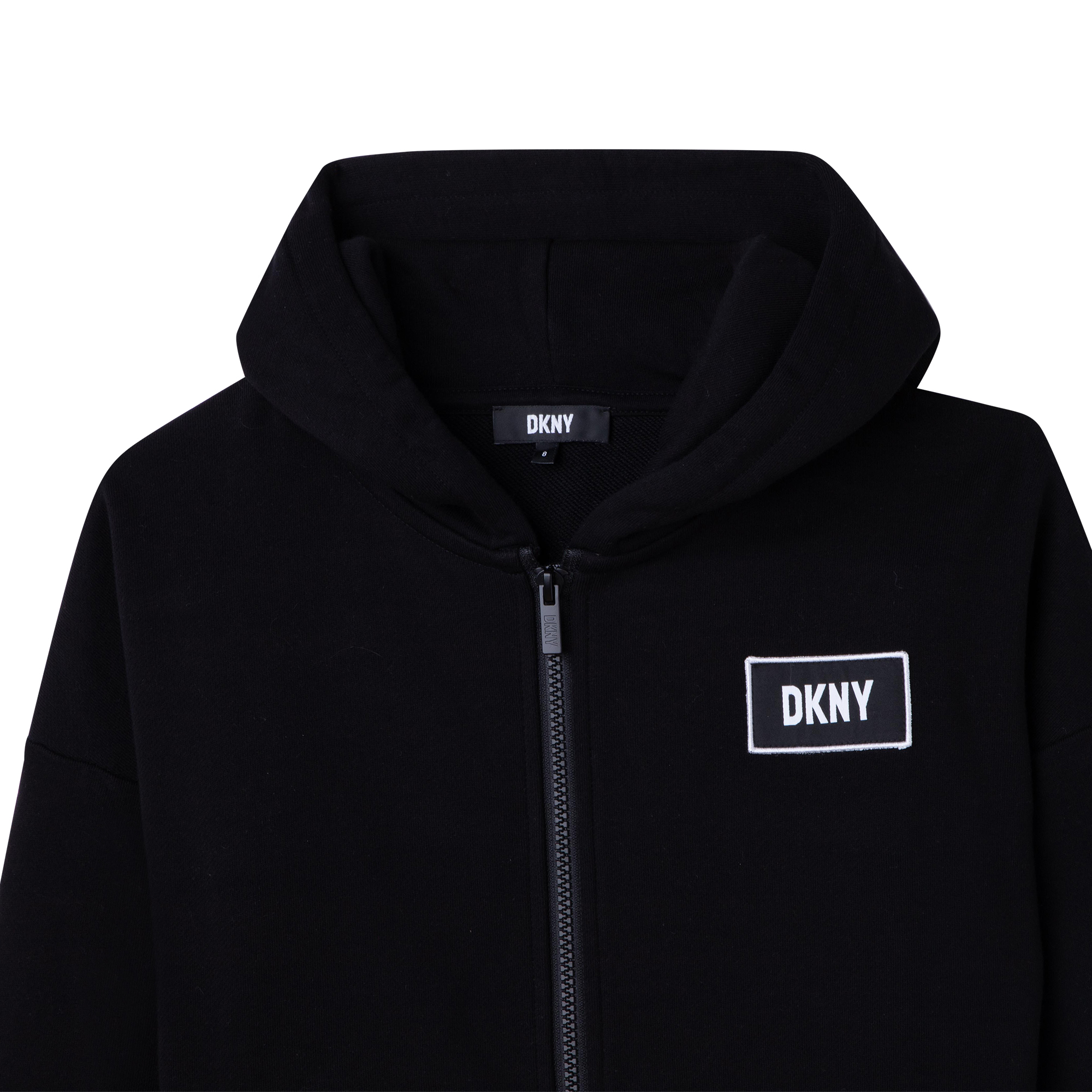Hooded jersey cardigan DKNY for GIRL