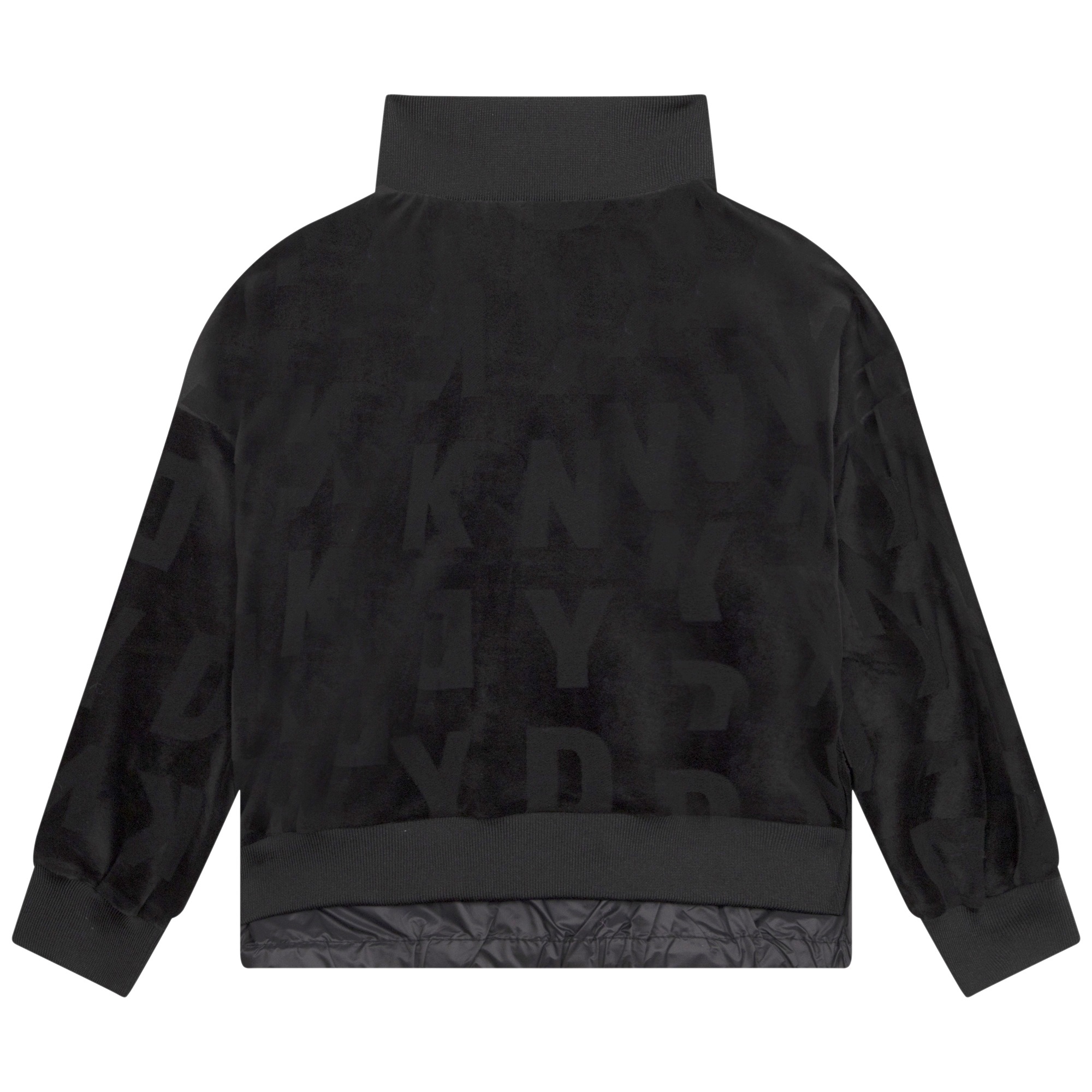 Zipped high-collar sweatshirt DKNY for GIRL